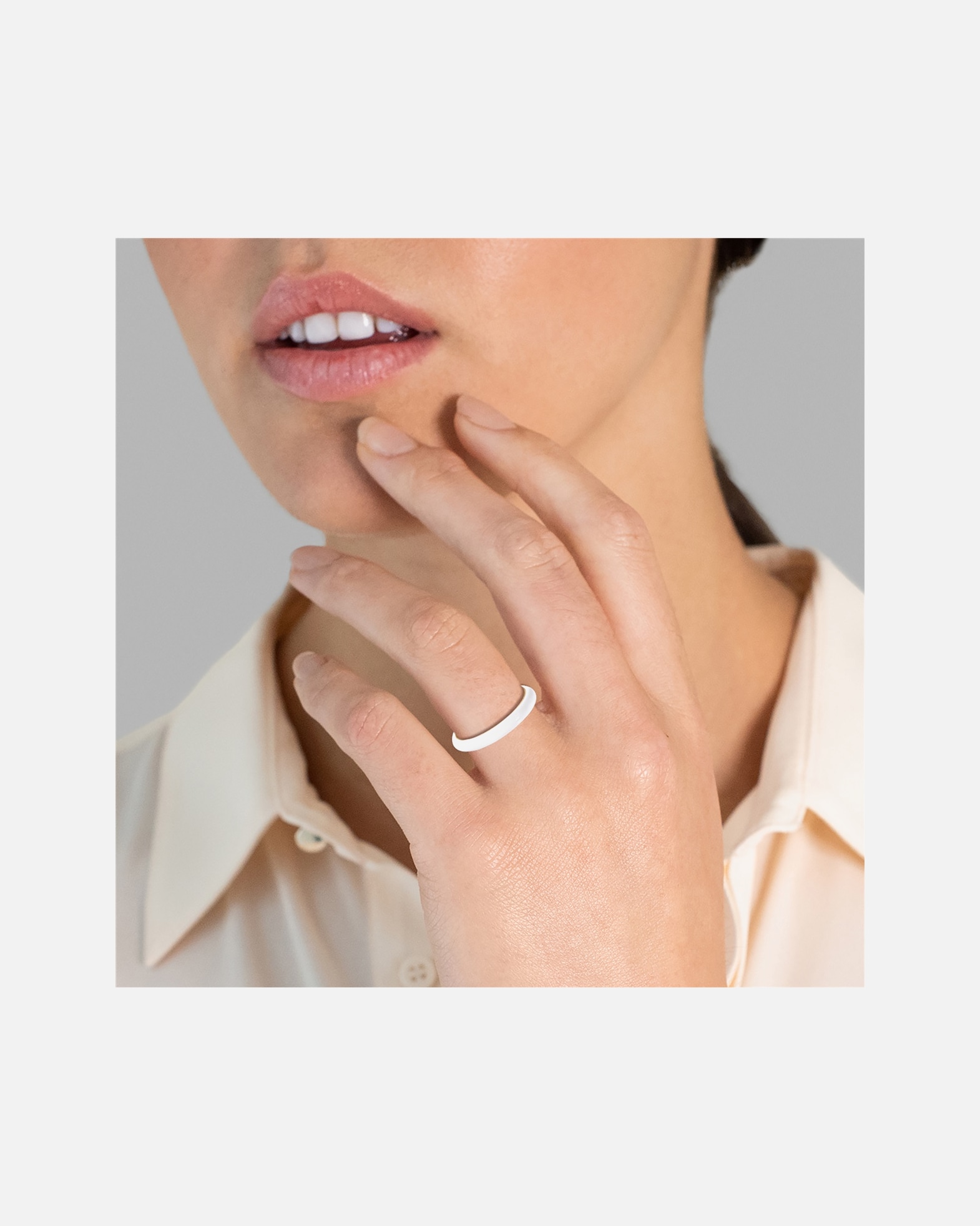 Bague pour Femme Glanzstücke München Bague Argent sterling en Or jaune 50