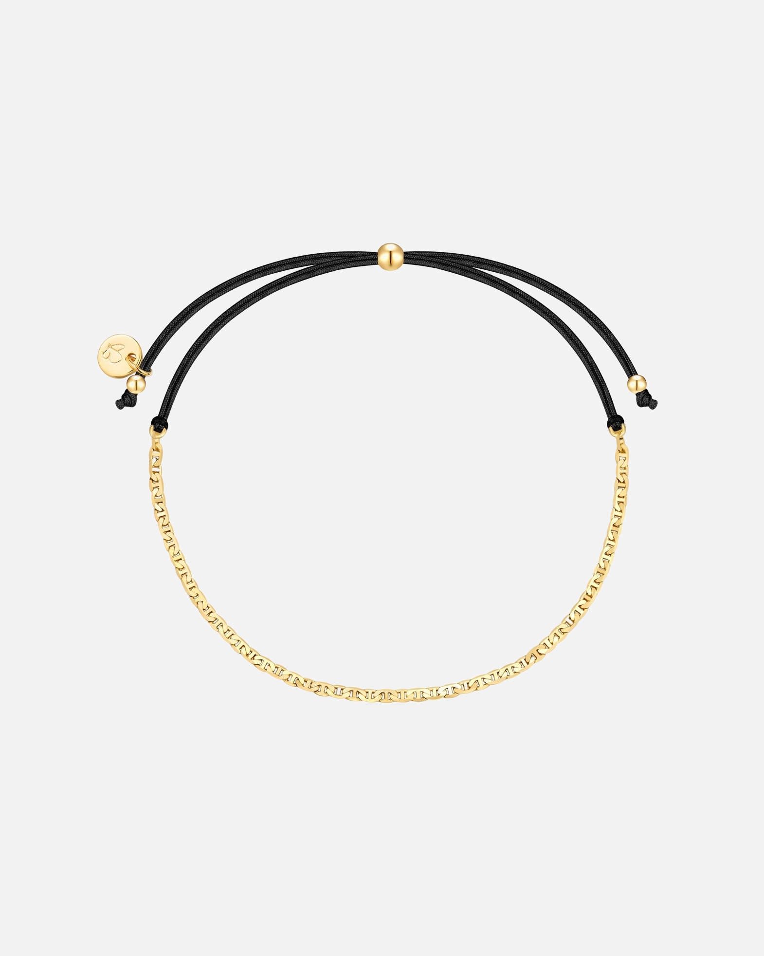 Bracelet pour Femme Glanzstücke München Bracelet en argent sterling en or jaune Réglable 15,0 - 22,0 cm