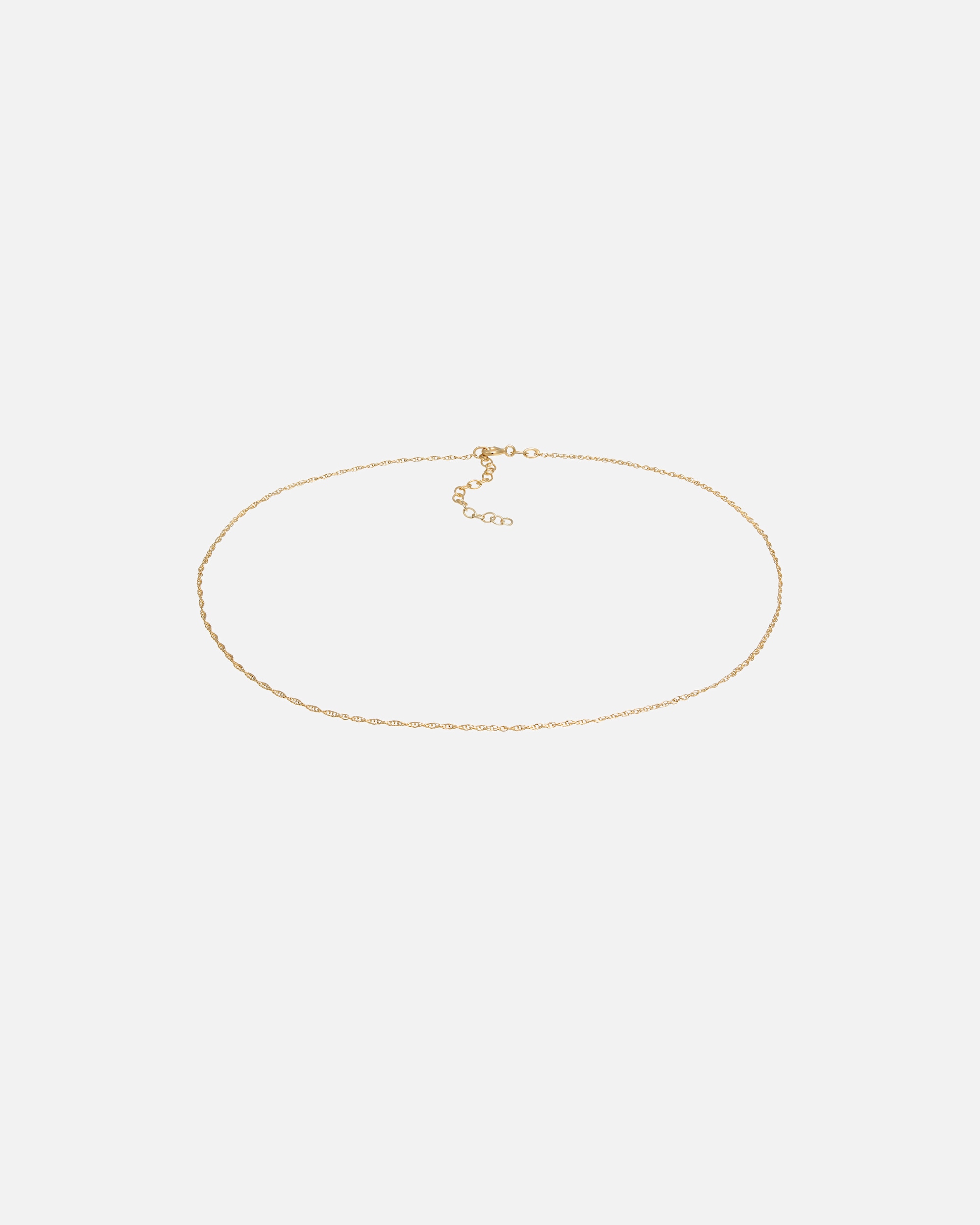 Collier pour Femme Elli Torsadé Minimale Choker Collier Femme - Argent (925/1000) 36