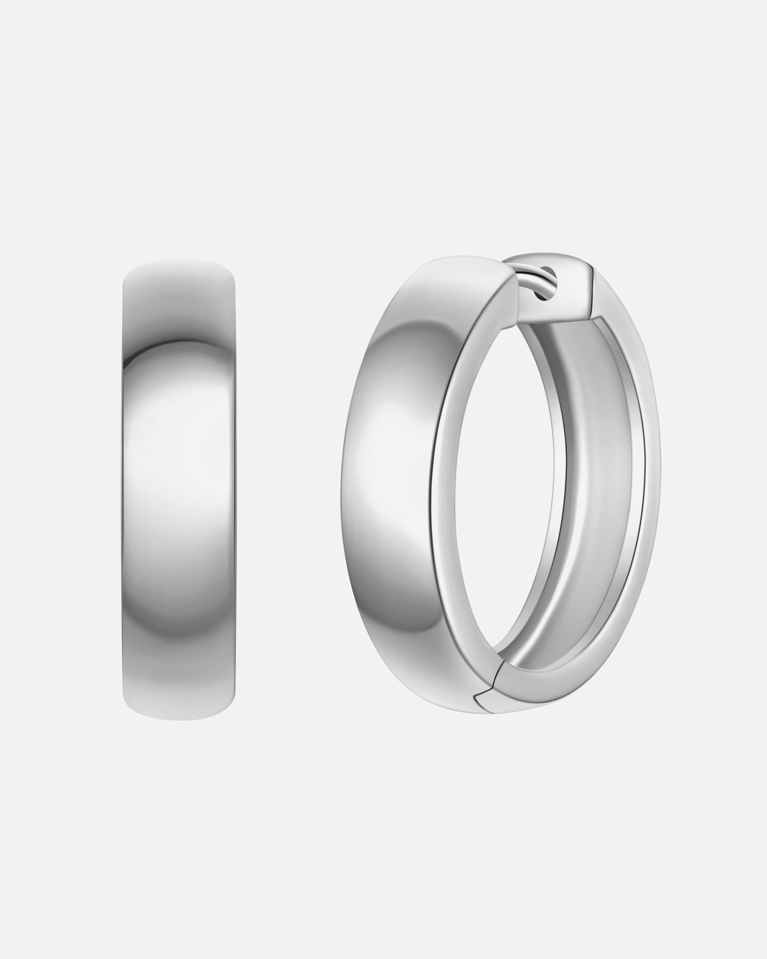 Créoles pour Femme Glanzstücke München Créoles en argent sterling en argent 19,1 mm
