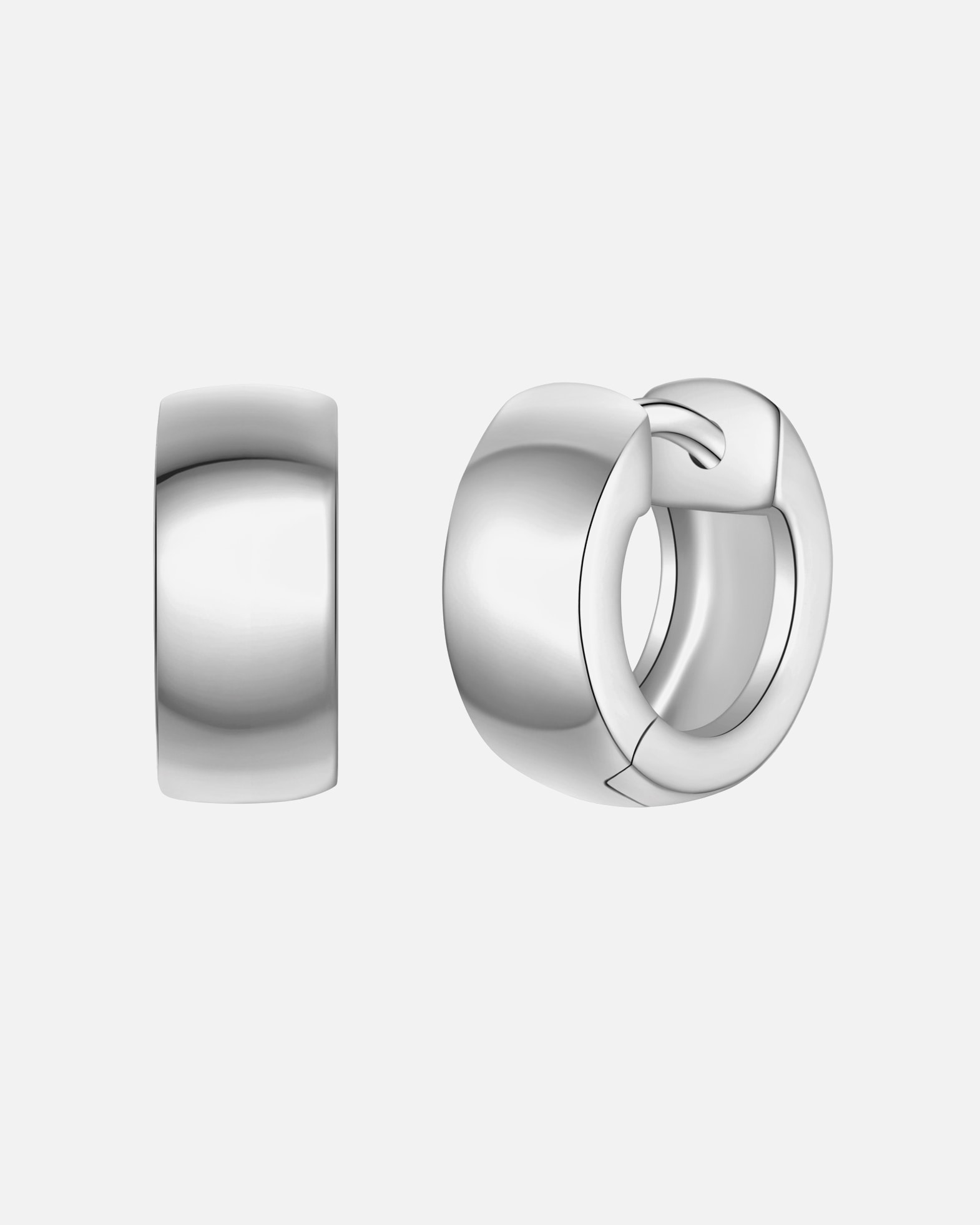 Créoles pour Femme Glanzstücke München Créoles en argent sterling en argent 11,4 mm