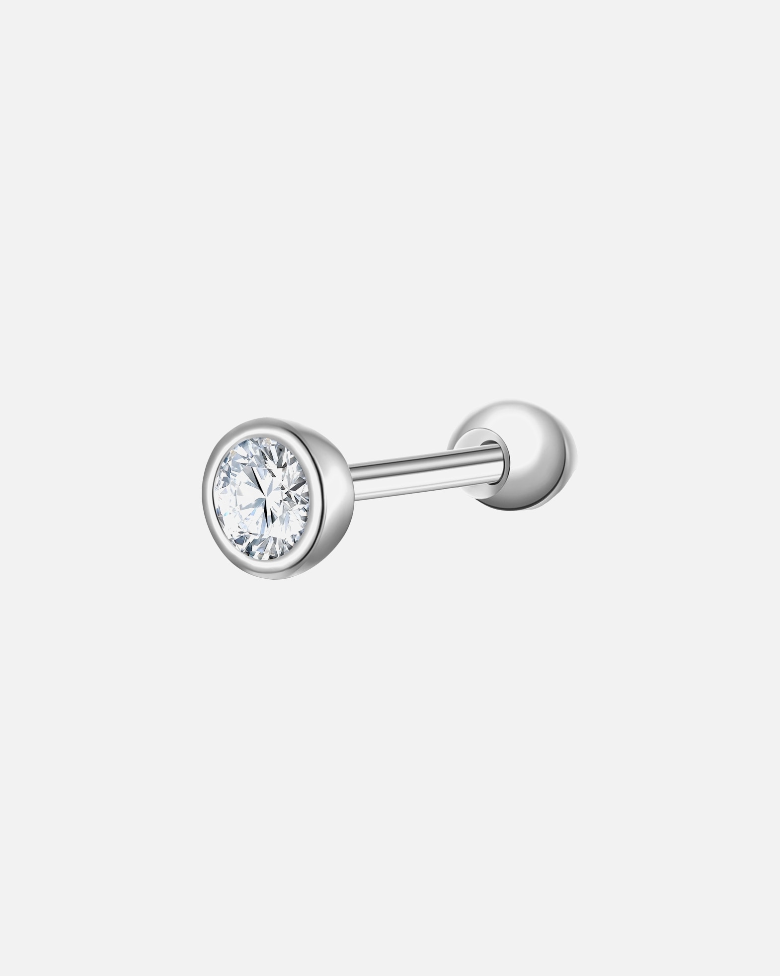 Boucles d'oreilles pour Femme Glanzstücke München Boucles d´oreilles en Argent sterling en Argent 3,6 mm