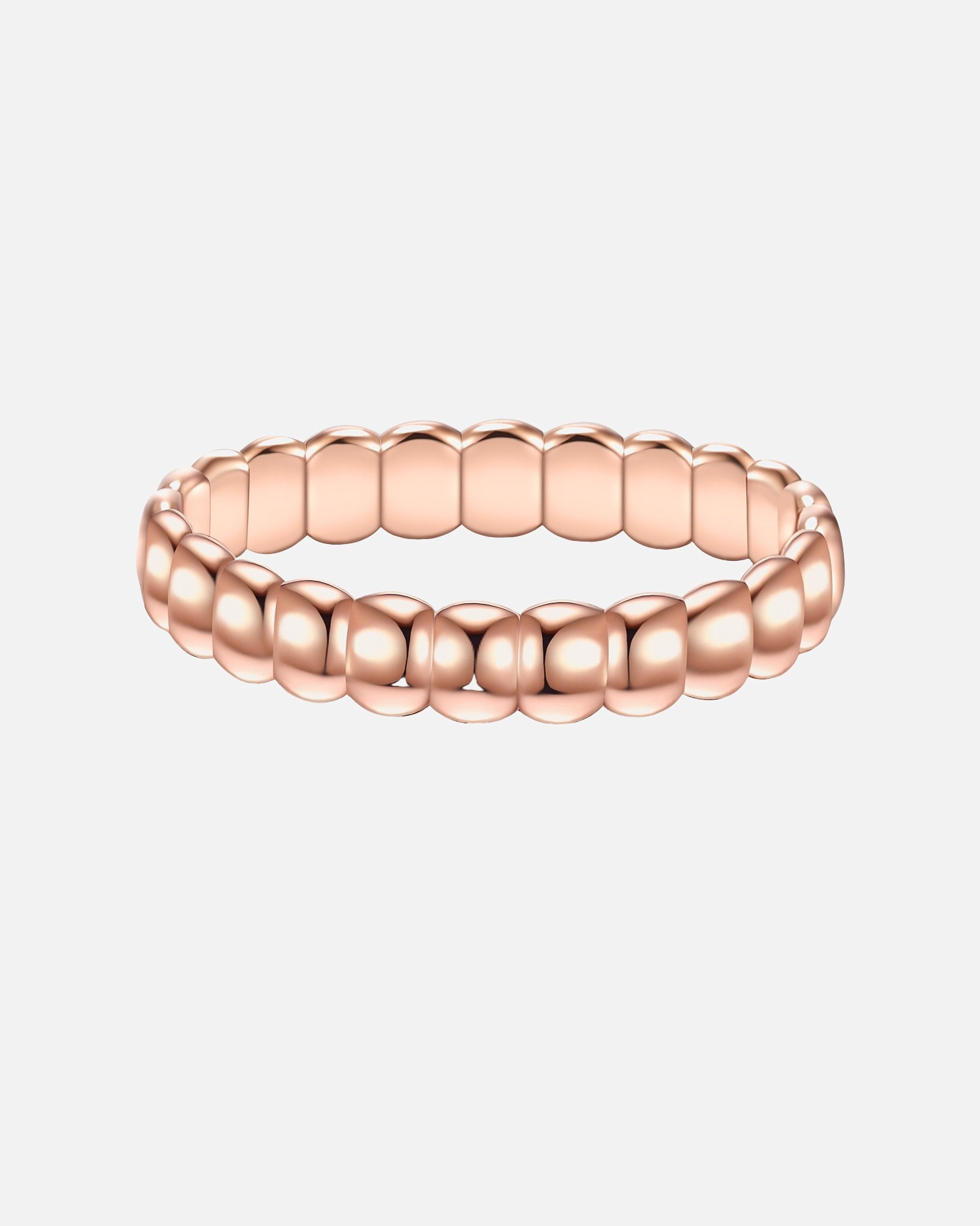 Bague pour Femme Glanzstücke München Bague en argent Argent sterling Oxyde de zirconium (CZ) en Or rose 58