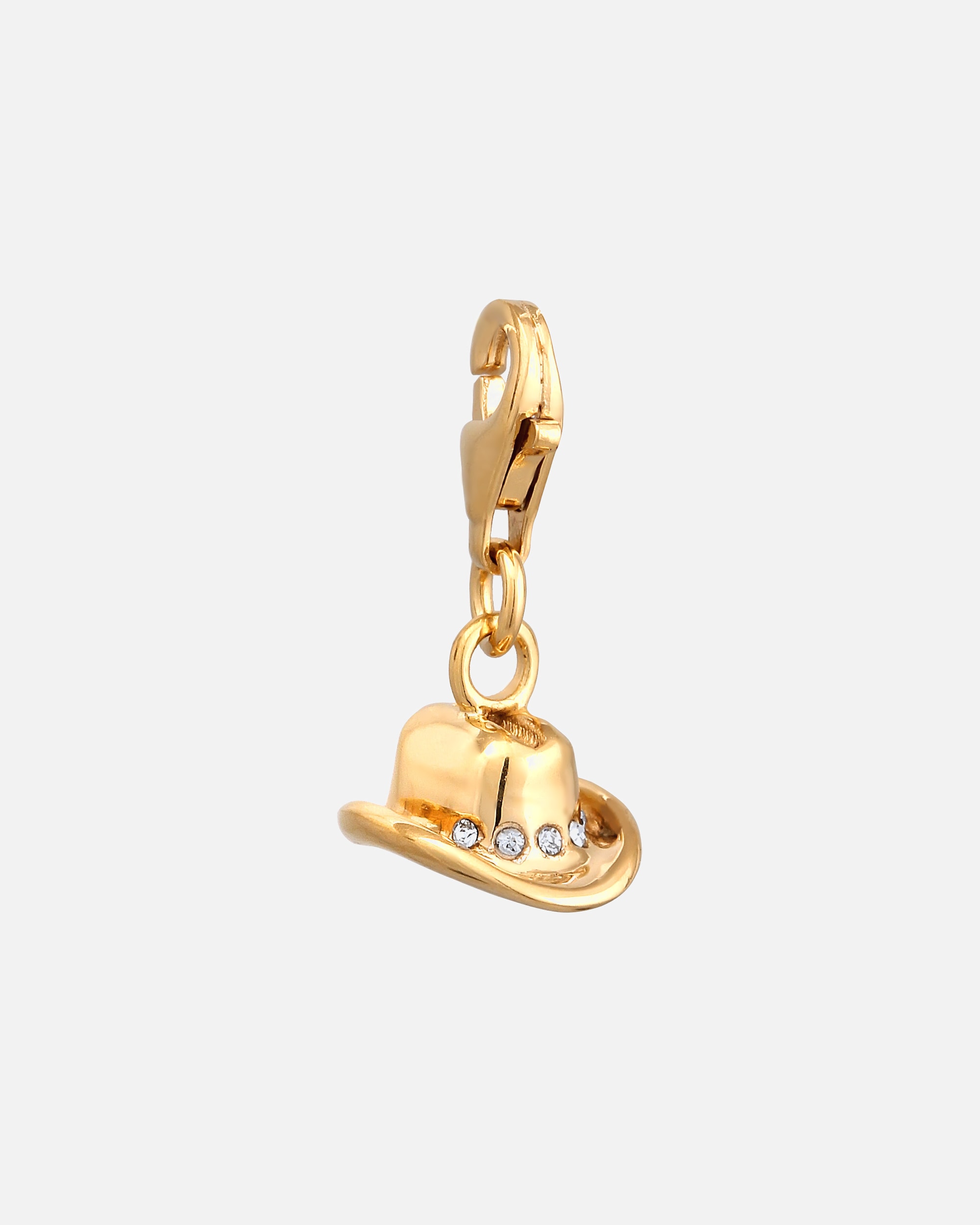 Pendentif pour Femme Elli Charme avec pierre Cristaux de verre Blanc 925 Sterling Silver goldfarben