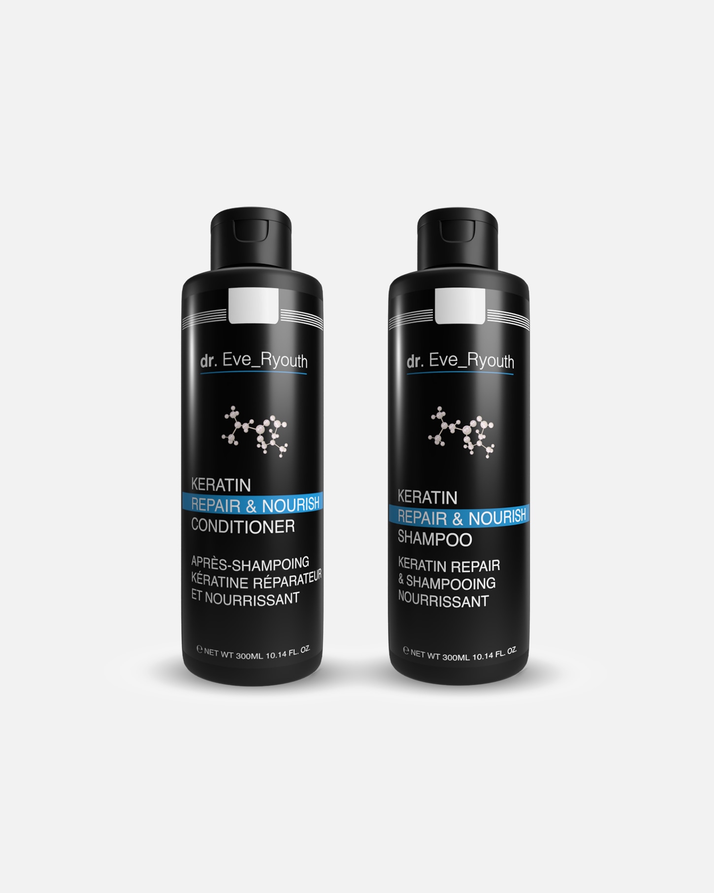 Coffret soin cheveux pour Femme Dr. Eve_Ryouth Duo Hydratation Jour 1 pièce