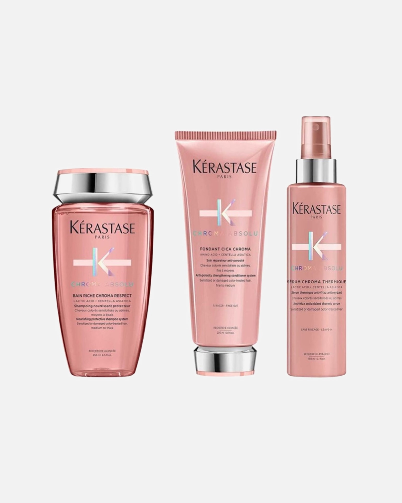 Coffret soin cheveux pour Femme Kérastase Chroma Absolu Coffret RICHE Serum (Bain Riche/ Fondant / Serum Protect) 1 pièce
