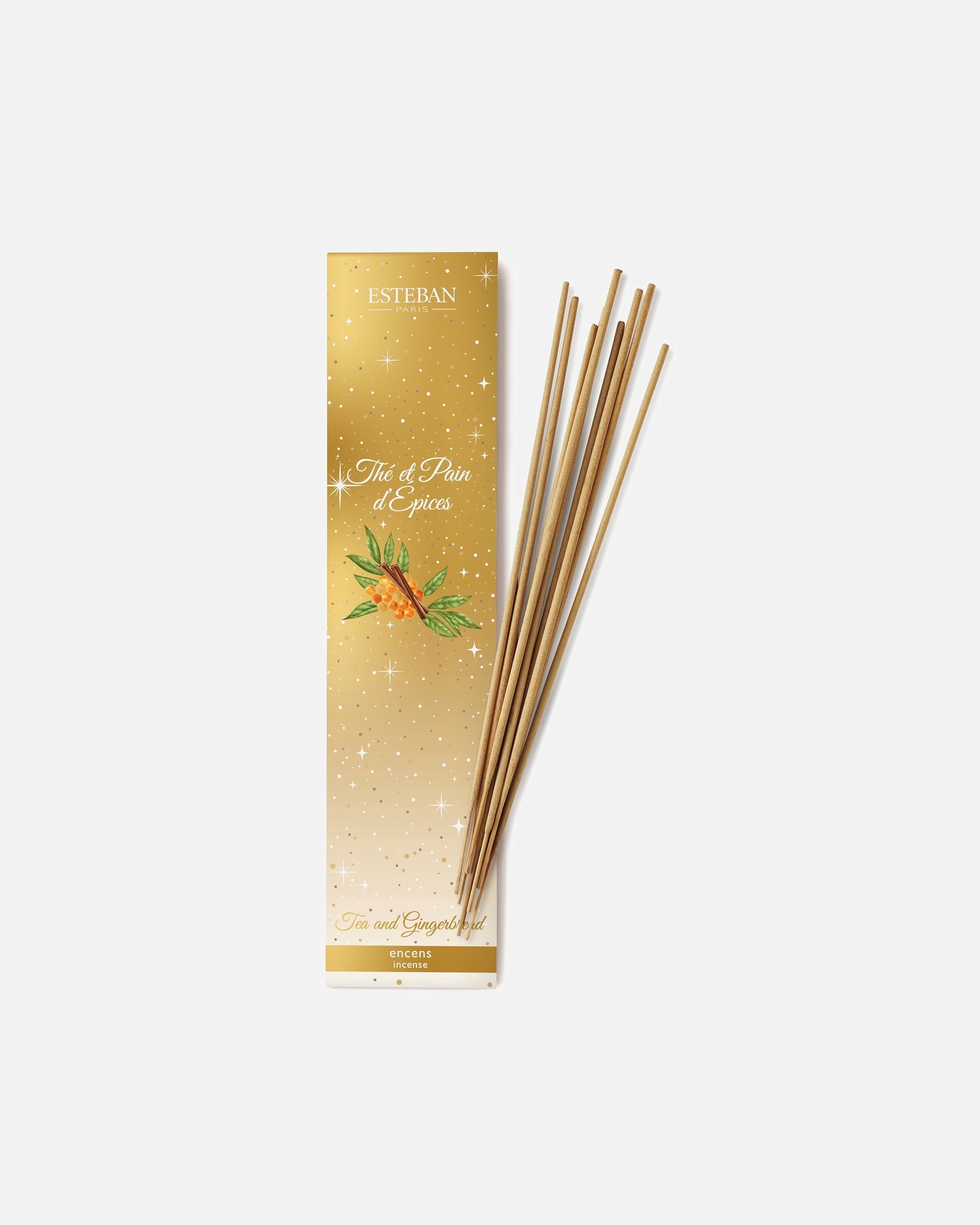 Parfum d'ambiance pour Unisexe Esteban ENCENS THE ET PAIN D'EPICES 1 Pièce