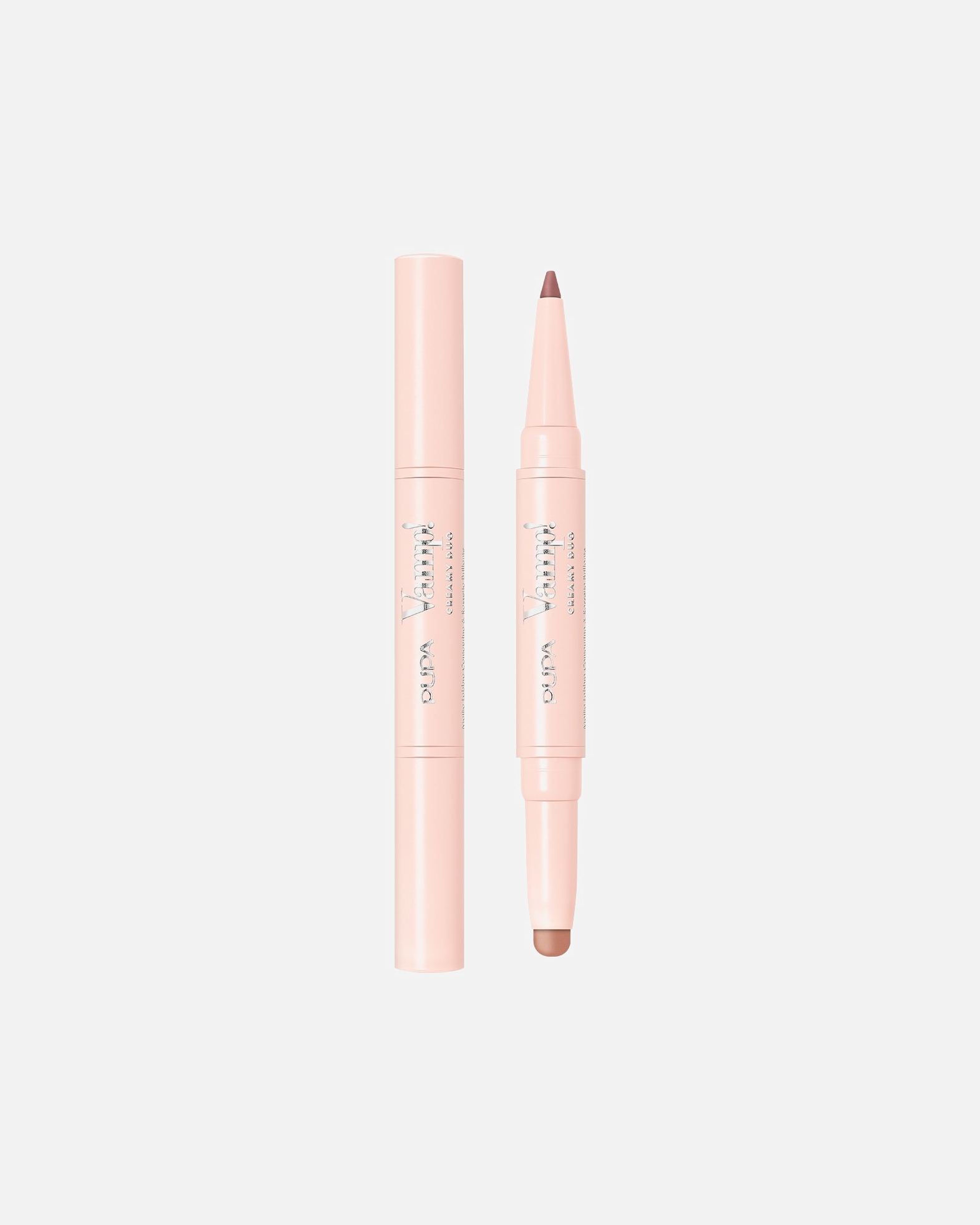 Crayon à lèvres pour Unisexe PUPA Milano VAMP! CREAMY DUO DEEP NUDE