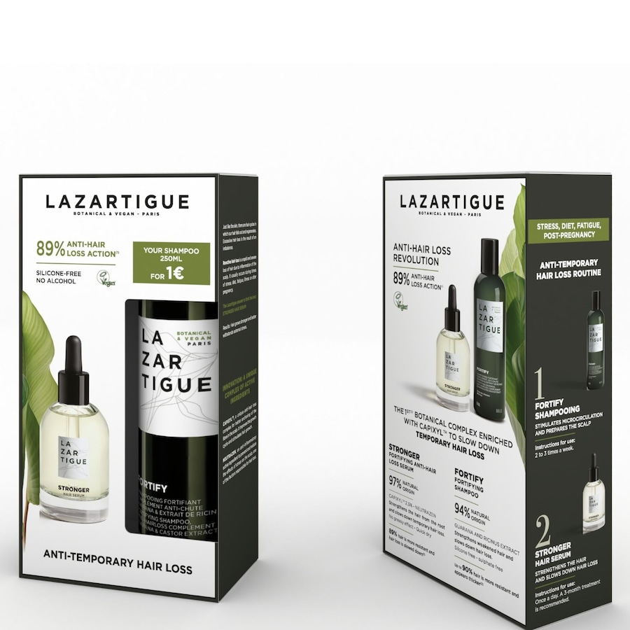 Lazartigue - COFFRET ANTI-CHUTE STRONGER + SHP FORTIFY Coffrets soin cheveux 1 pieces unisex