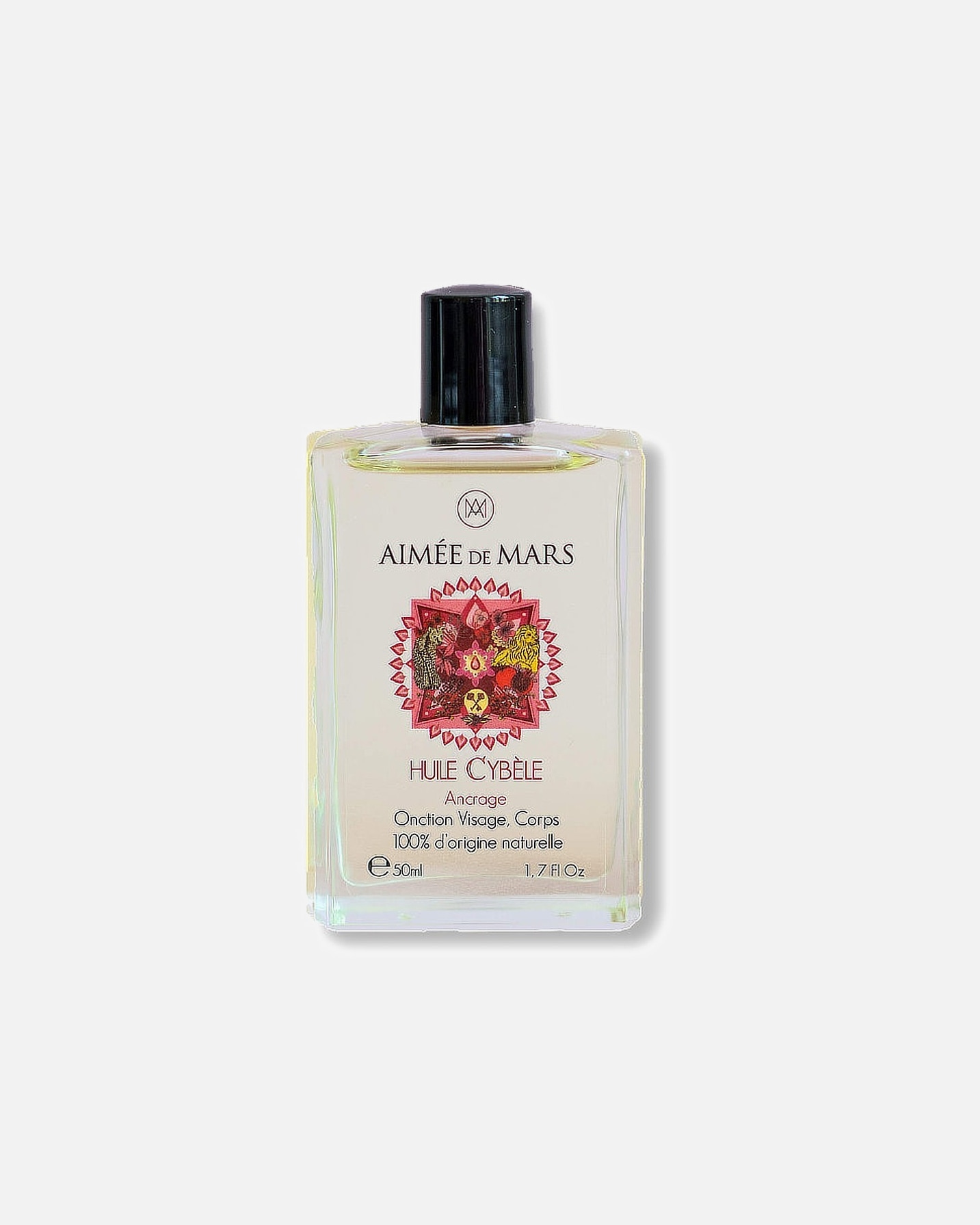 Huile pour le corps pour Femme Aimee de Mars Cybèle Huile de Massage Naturelle 50 ml
