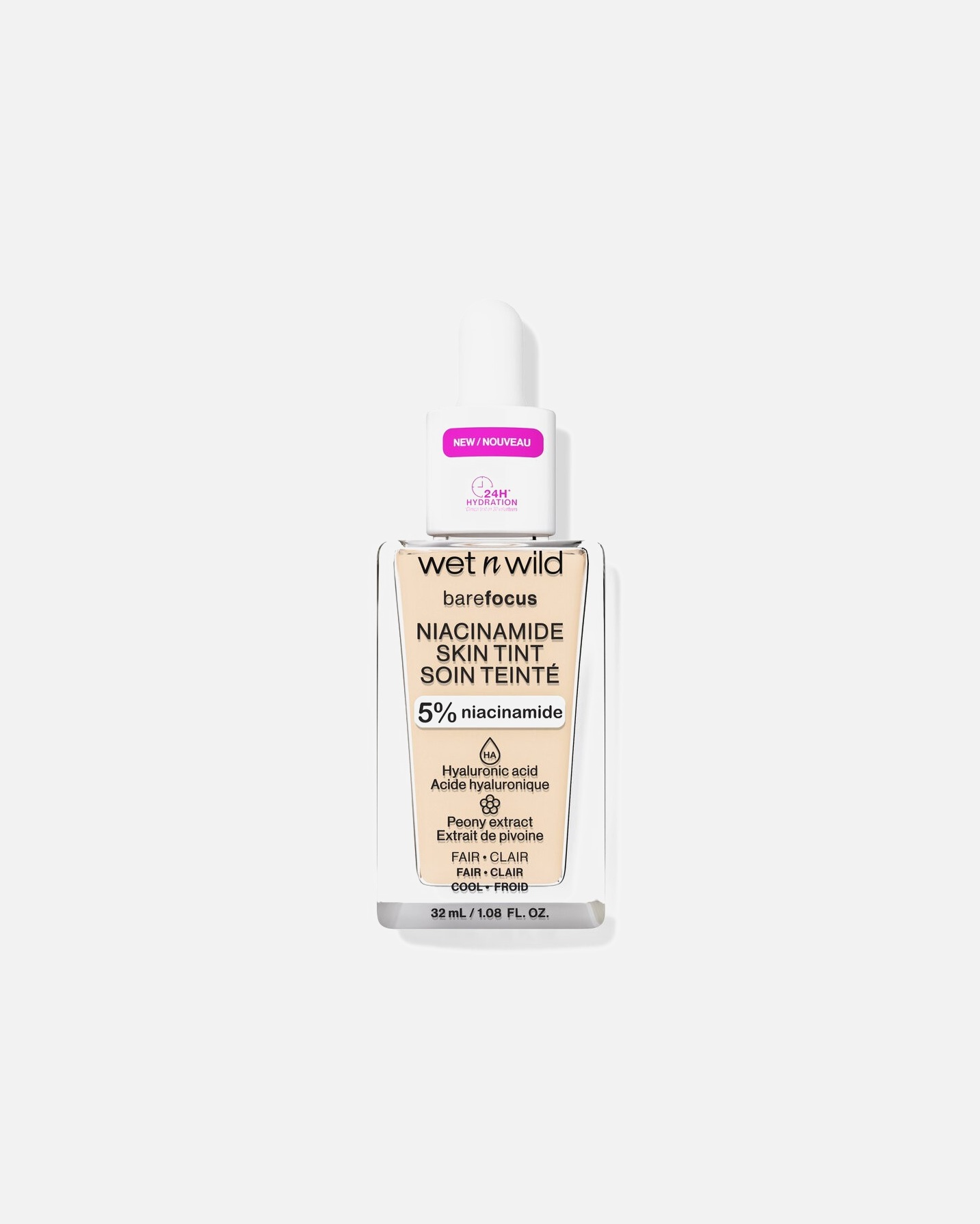 Fond de teint pour Unisexe wet n wild Niacinamide Skin Tint FAIR