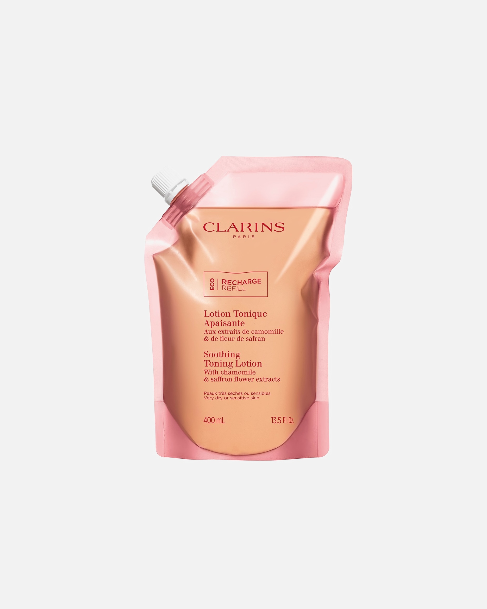 Tonique pour le visage pour Unisexe Clarins Apaisante - aux extraits de camomille et de fleur de safran 400 ml