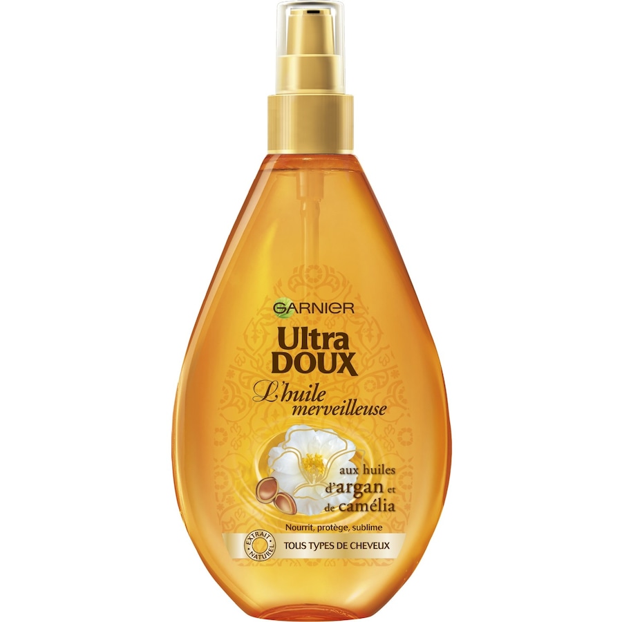 Garnier - Ultra Doux Huile réparatrice aux huiles d'Argan et de Camélia pour des cheveux brillants Huile et sérum cheveux 150 ml unisex