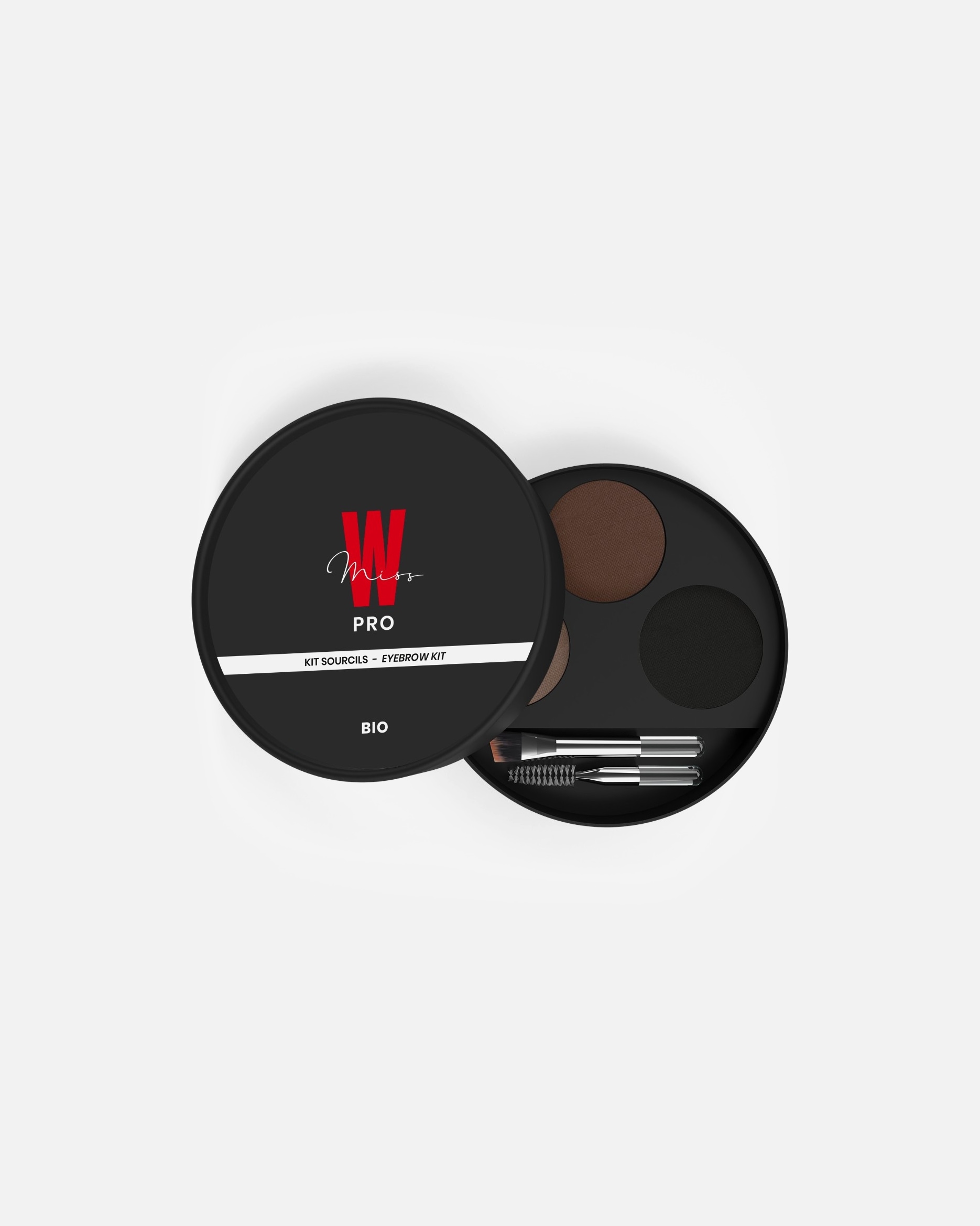 Crayon à sourcils pour Femme Miss W Pro Kit sourcils 14 - Brunes