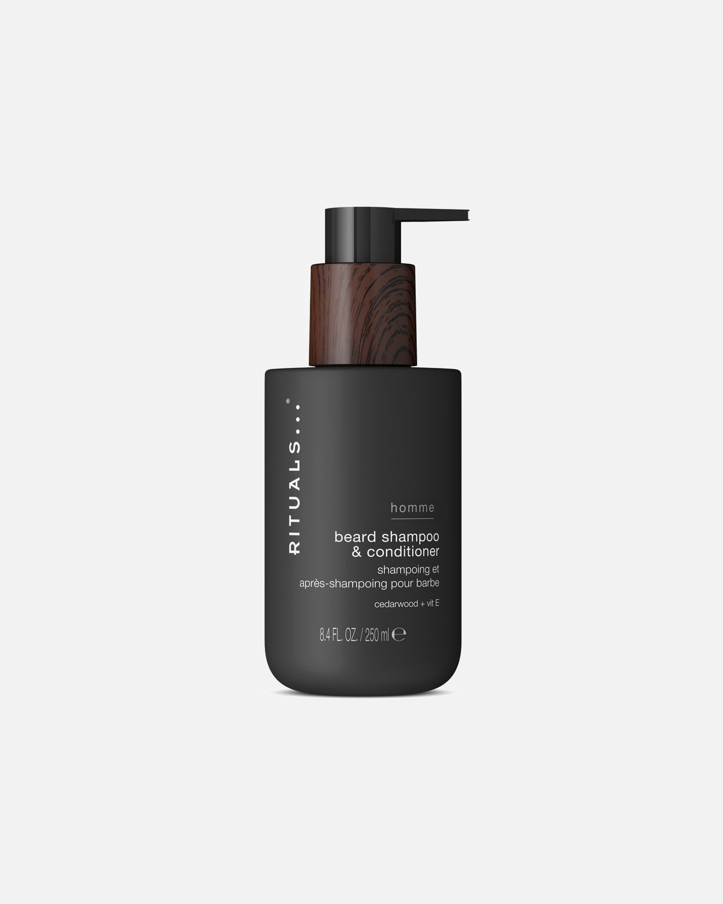 Soin pour barbe pour Homme Rituals Homme Collection Shampooing et revitalisant pour barbe 250 ml