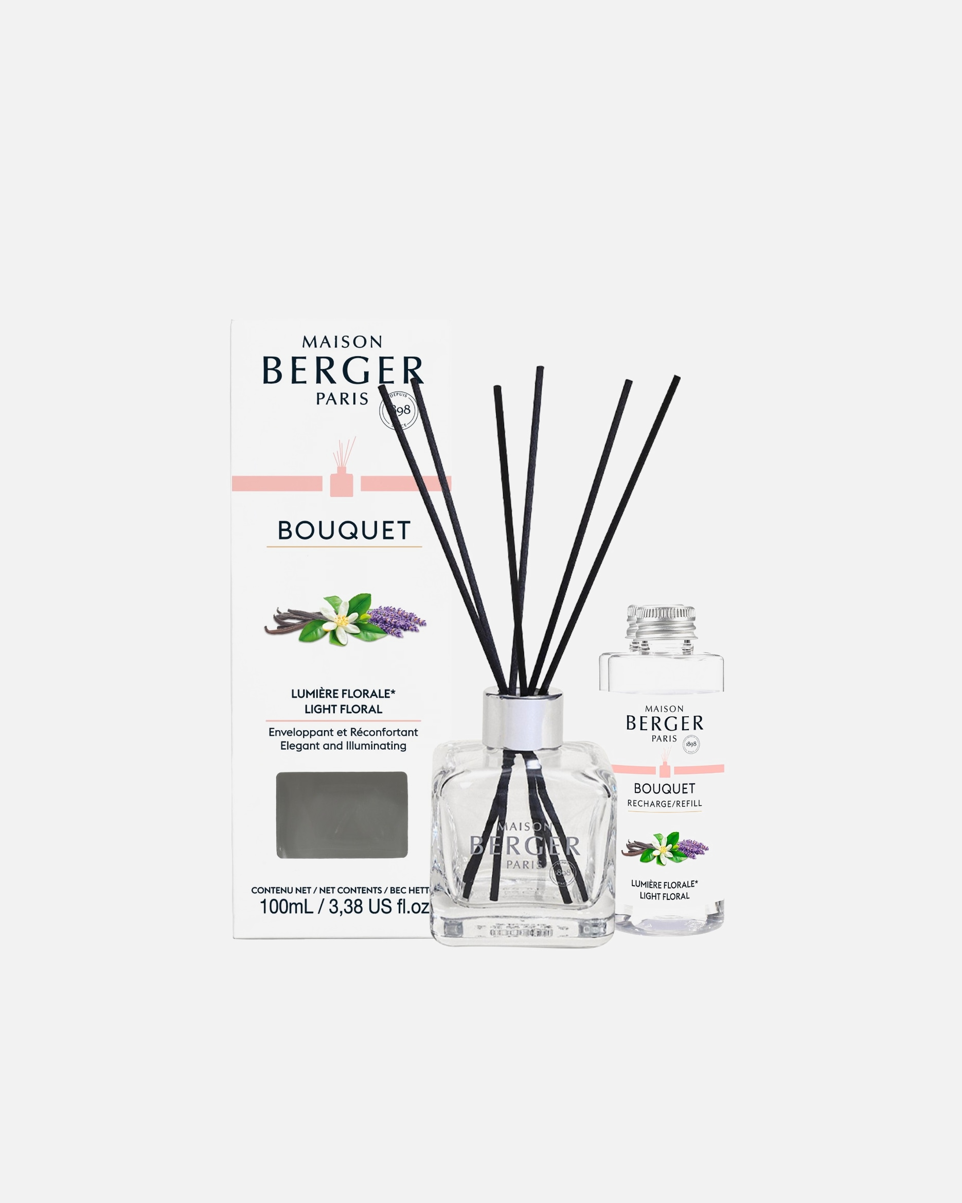 Parfum d'ambiance pour Unisexe Maison Berger Bouquet Glacon Lumiere Florale 1 unité