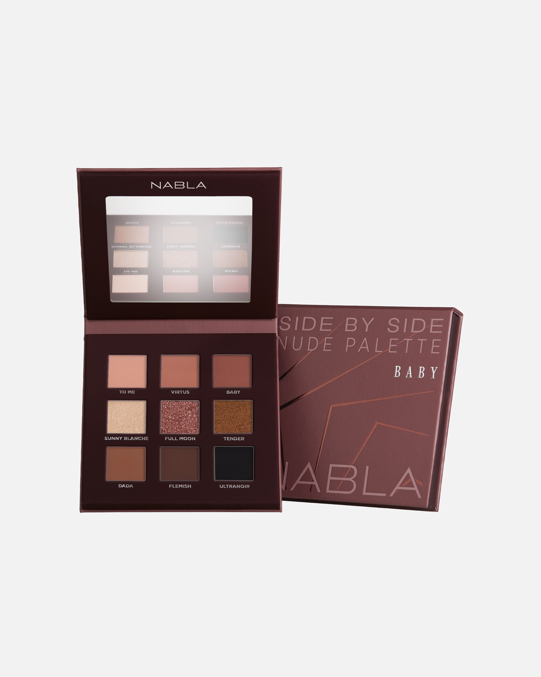 Ombre à paupières pour Unisexe NABLA Default Brand Line Side By Side Nude Palette Baby 18 NUDE PALETTE BABY