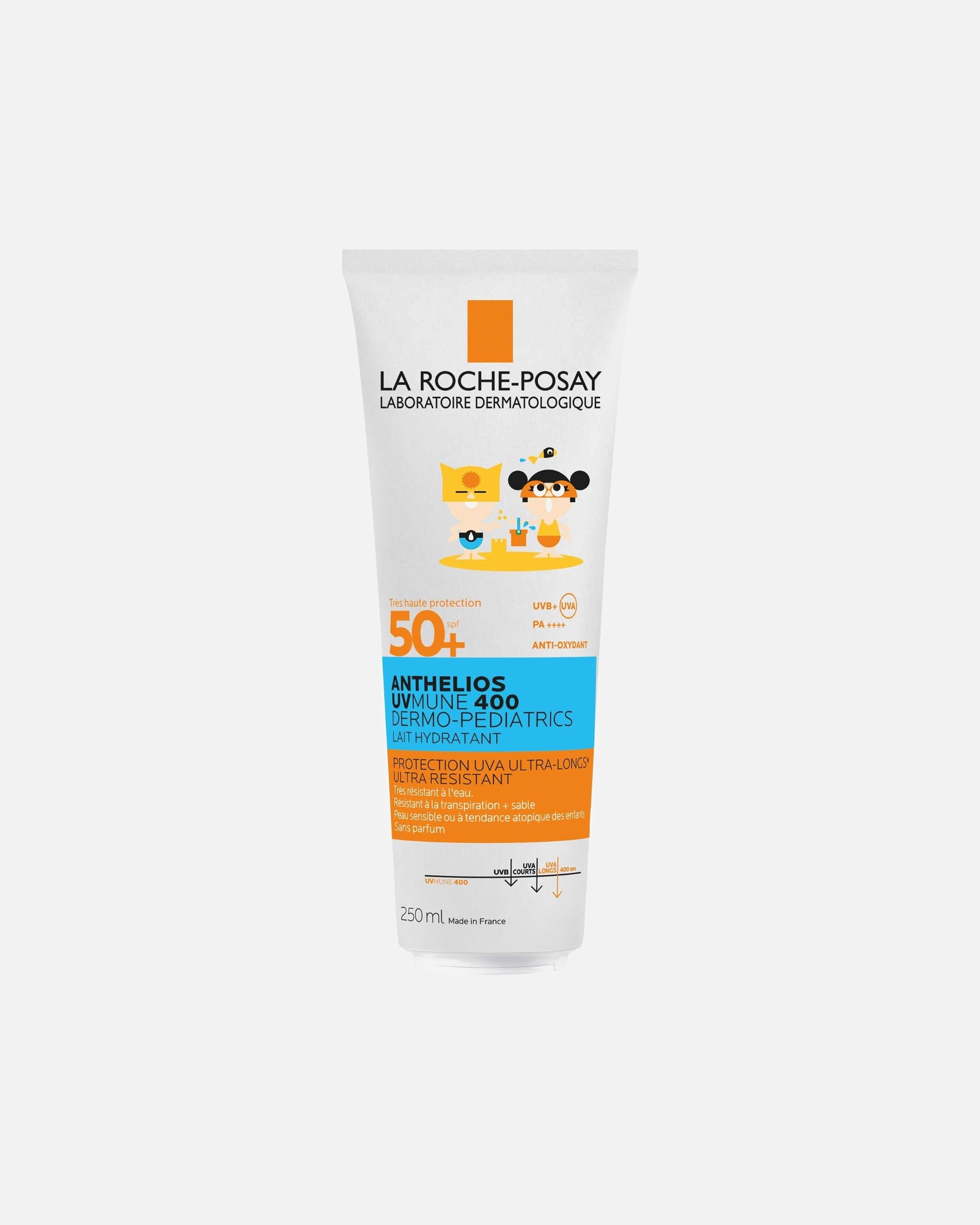 Protection solaire pour enfants pour Unisexe La Roche-Posay Anthelios Lait solaire pour enfants FPS 50 250 ml