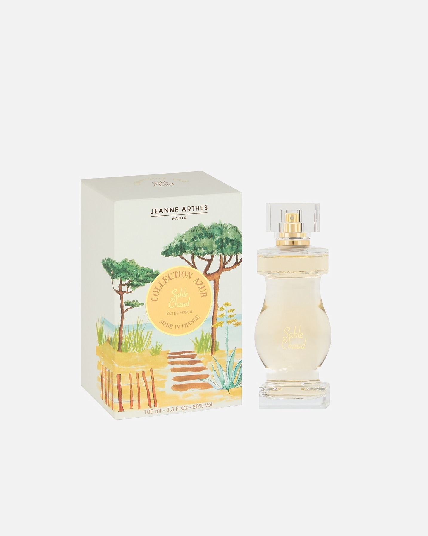 Eau de parfum pour Femme Jeanne Arthes French Way of Life Collection Azur - Sable Chaud 100 ml