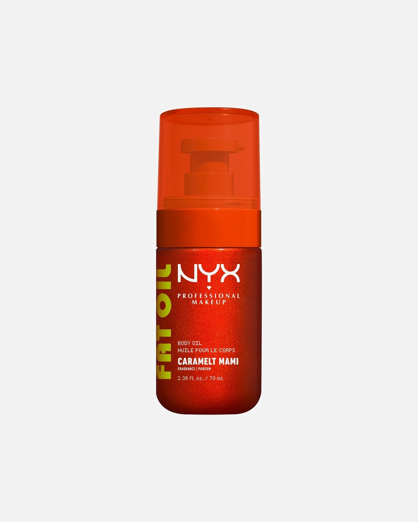 Huile pour le corps pour Unisexe NYX Professional Makeup Fat Oil Body Fat Oil Body Caramelt Mami 70 ml