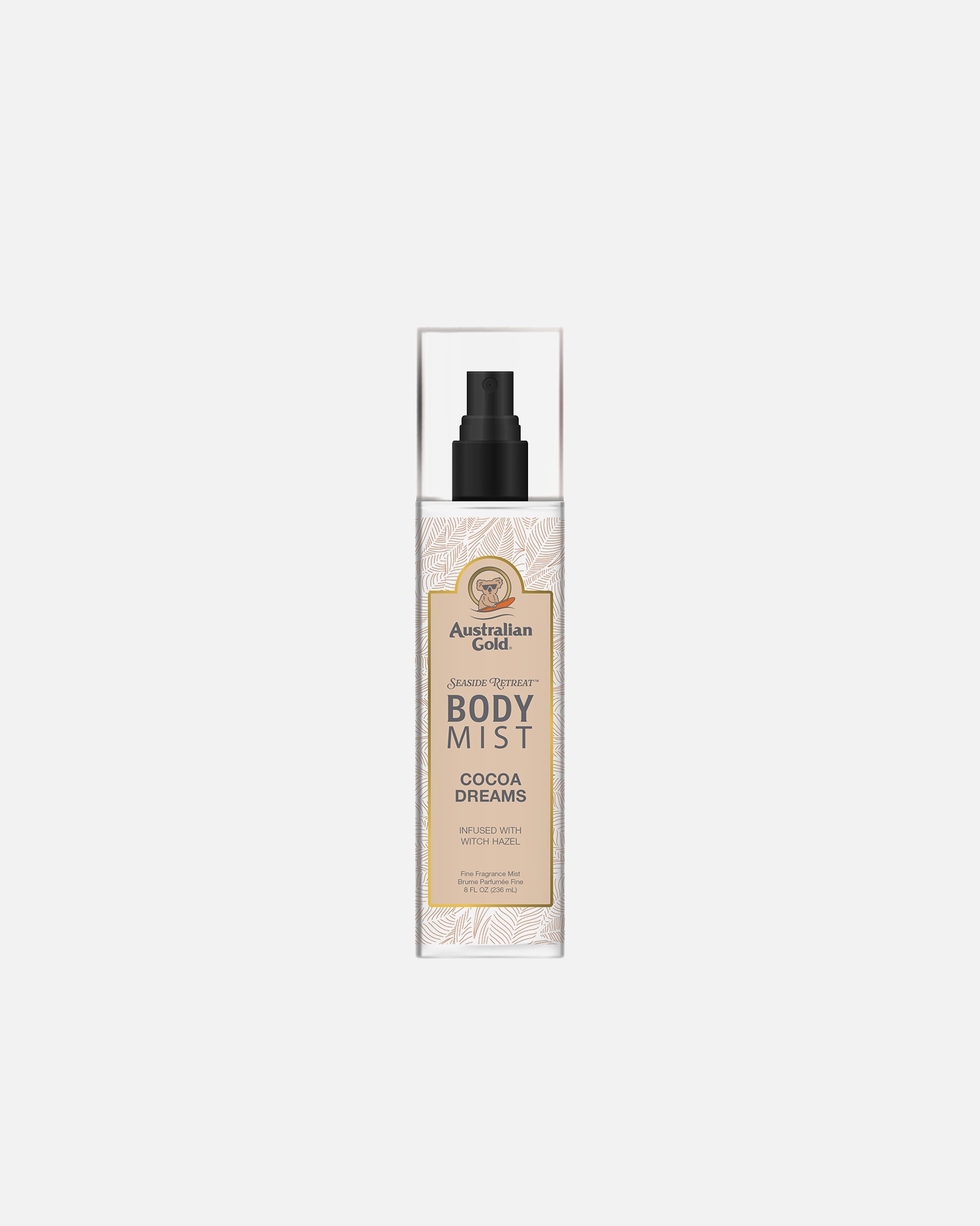 Spray solaire cheveux pour Unisexe Australian Gold Australian Gold Cocoa Dream Body Mist 237 ml