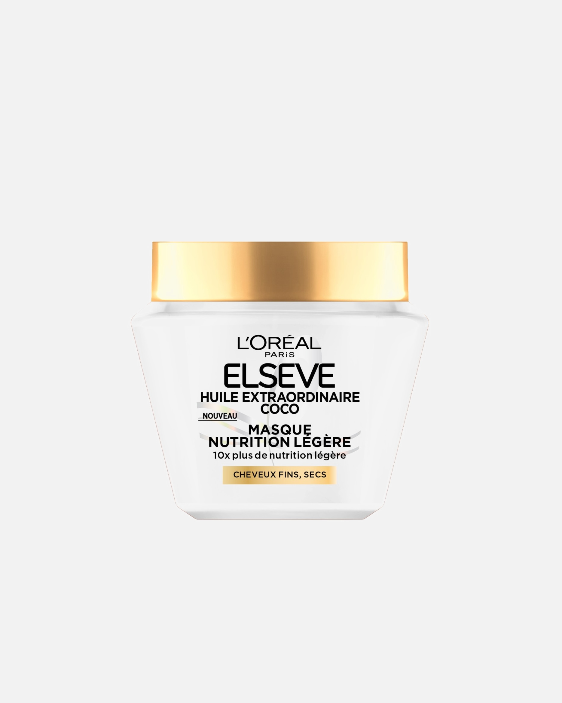 Masque capillaire pour Femme L’Oréal Paris Elseve Huile Extraordinaire Coco Nutrition Légère 290 ml