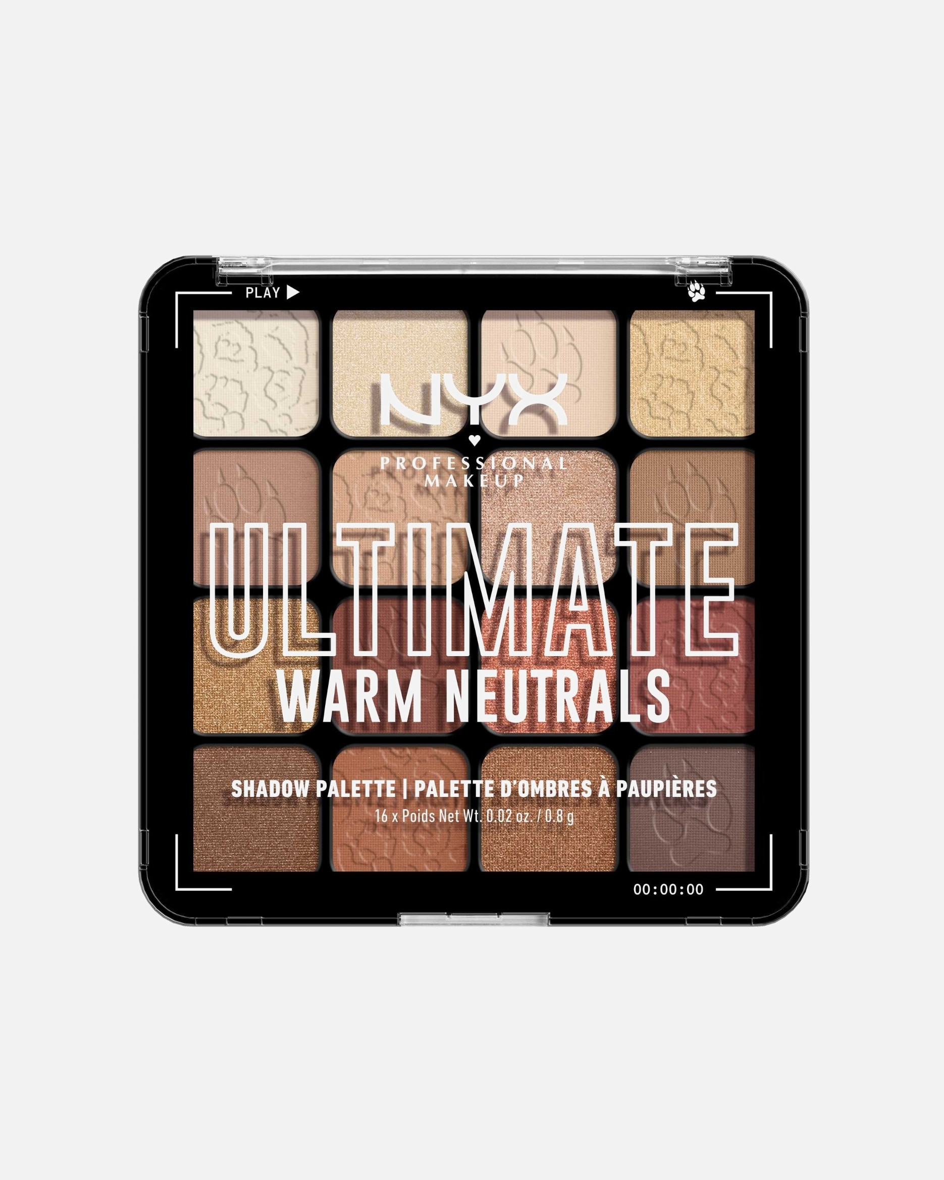 Ombre à paupières pour Unisexe NYX Professional Makeup Ultimate Warm neutral