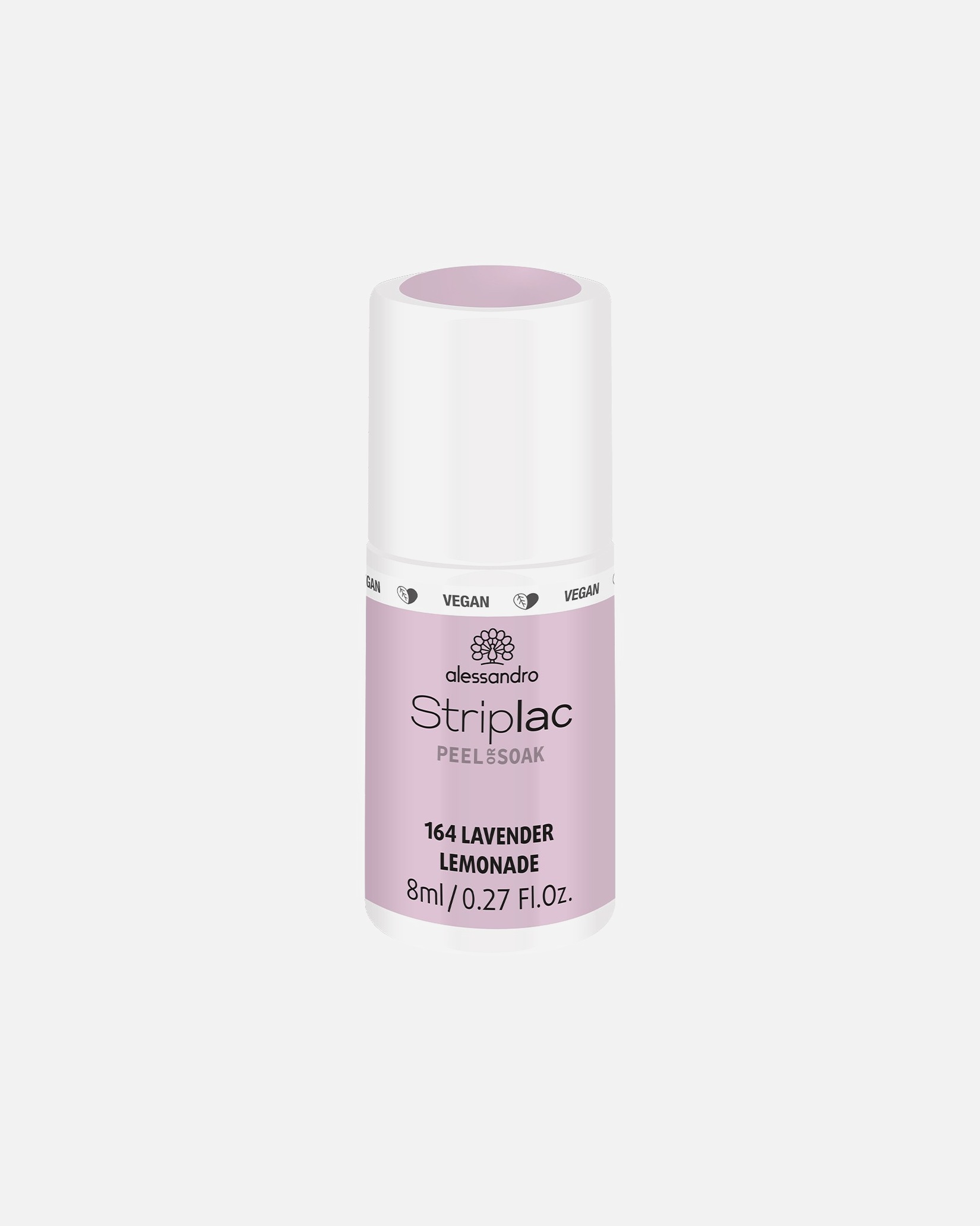 Vernis à ongles UV pour Unisexe Alessandro Striplac PEEL OR SOAK 164 - LAVENDER LEMONADE