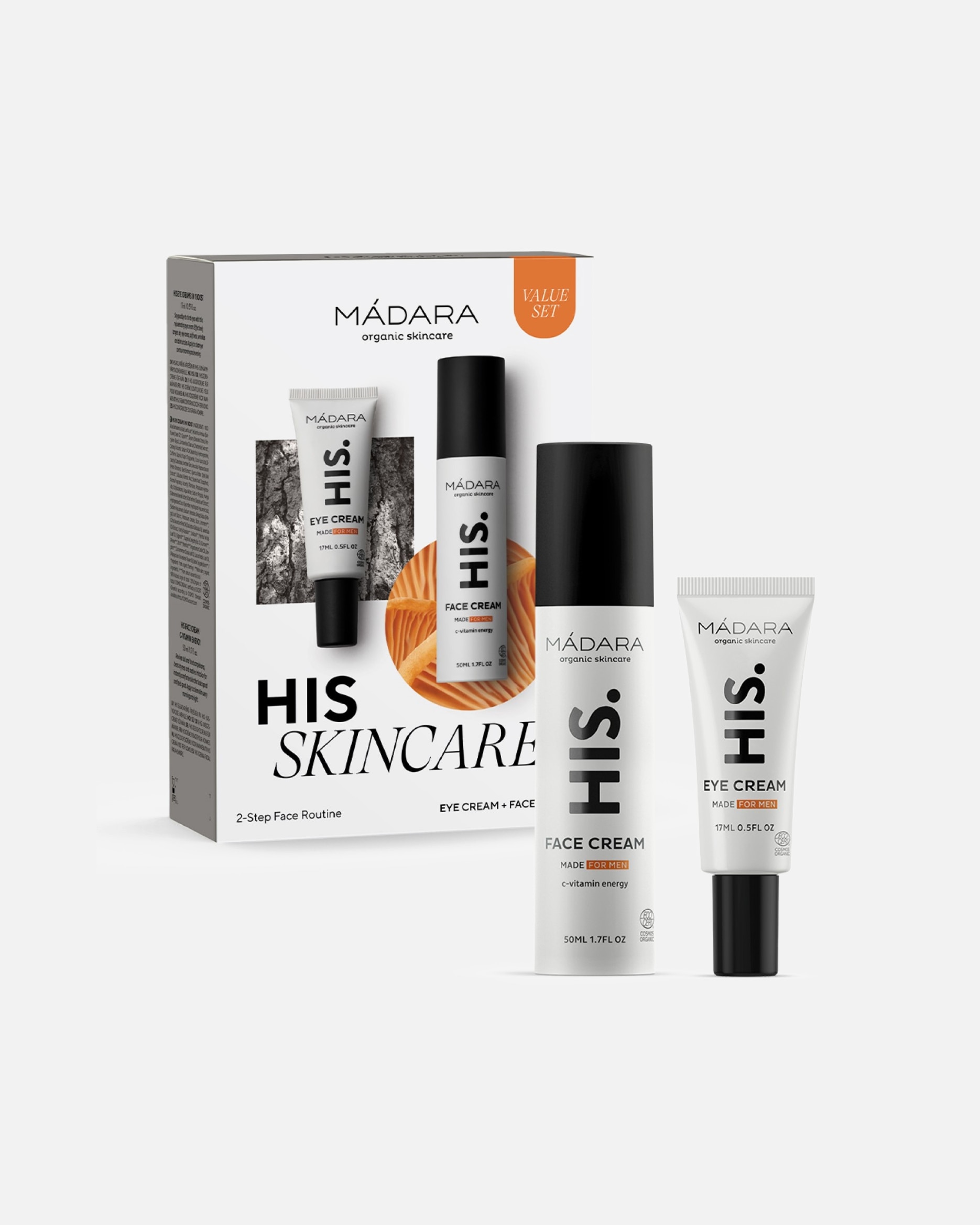 Coffret soin visage pour Homme MÁDARA HIS Skincare Coffret de soins du visage 2 pièces 1 Pièce