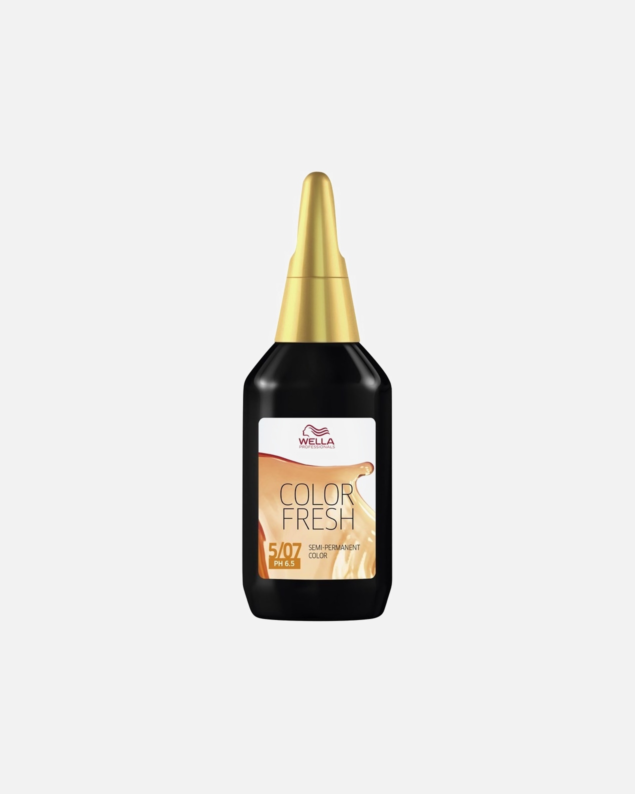 Teinture capillaire pour Unisexe Wella Professionals Color Fresh Semi-Permanent Color 5/07 Marron clair Marron naturel