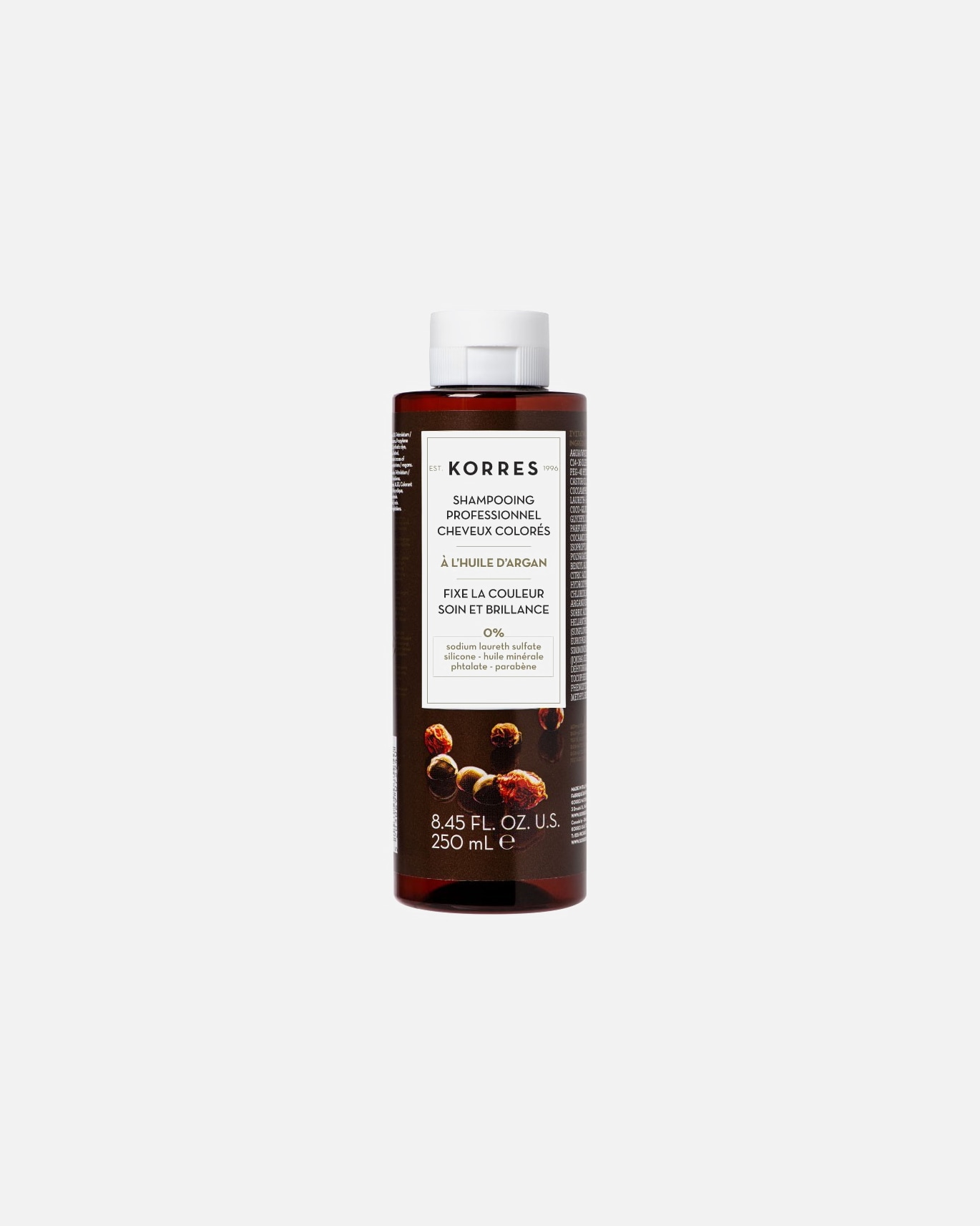 Shampooing pour Unisexe KORRES Shampooing Post-Coloration huile d'Argan 250 ml