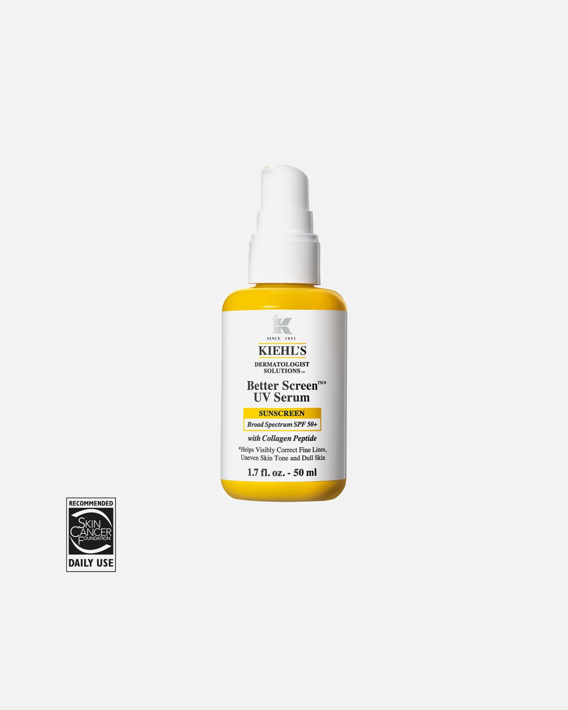 Crème solaire pour Unisexe Kiehl’s Ultra Facial Sérum UV Collagène SPF50+ 50 ml