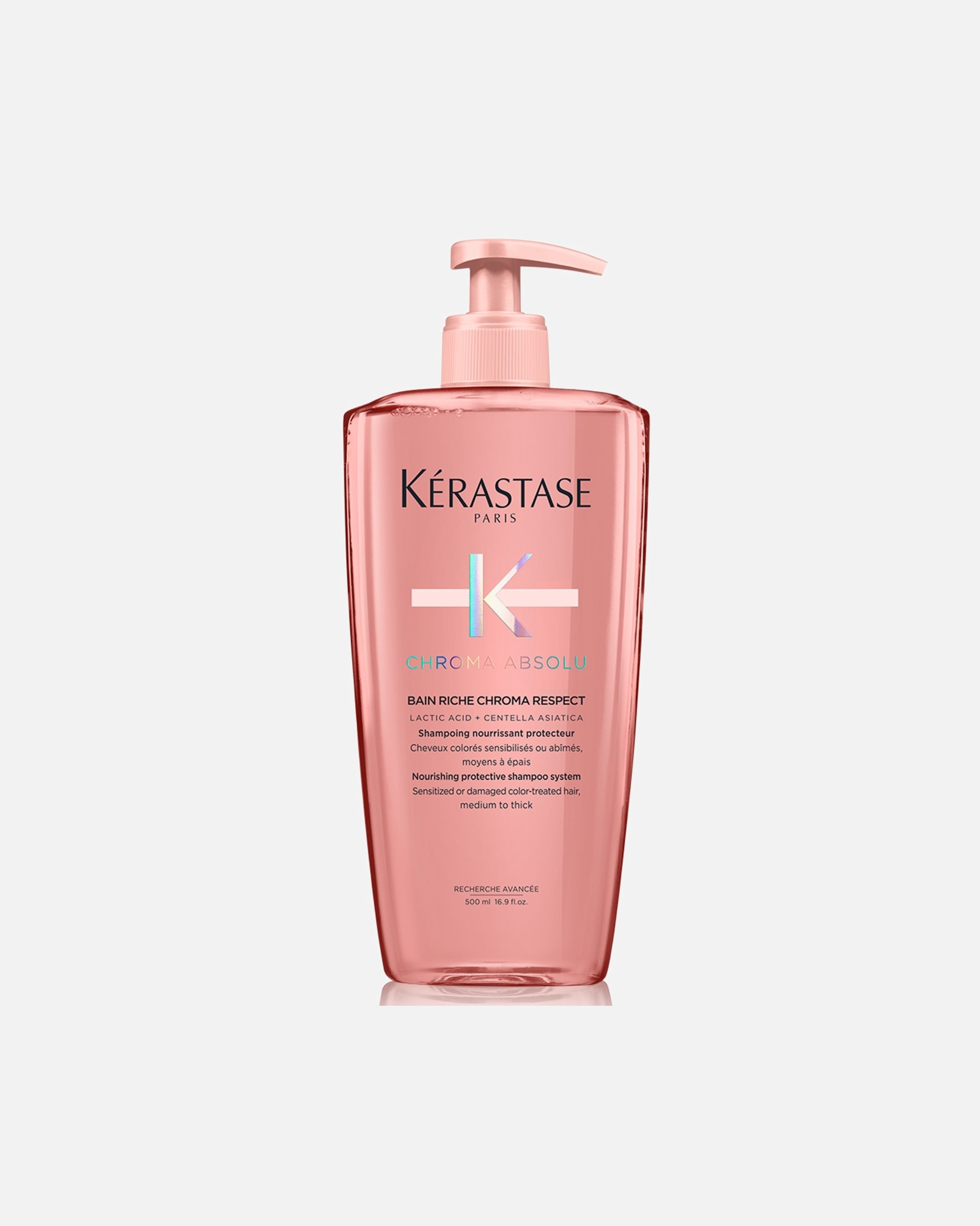 Shampooing pour Unisexe Kérastase Chroma Absolu Bain Riche Chroma Respect 500 ml - Rechargeable