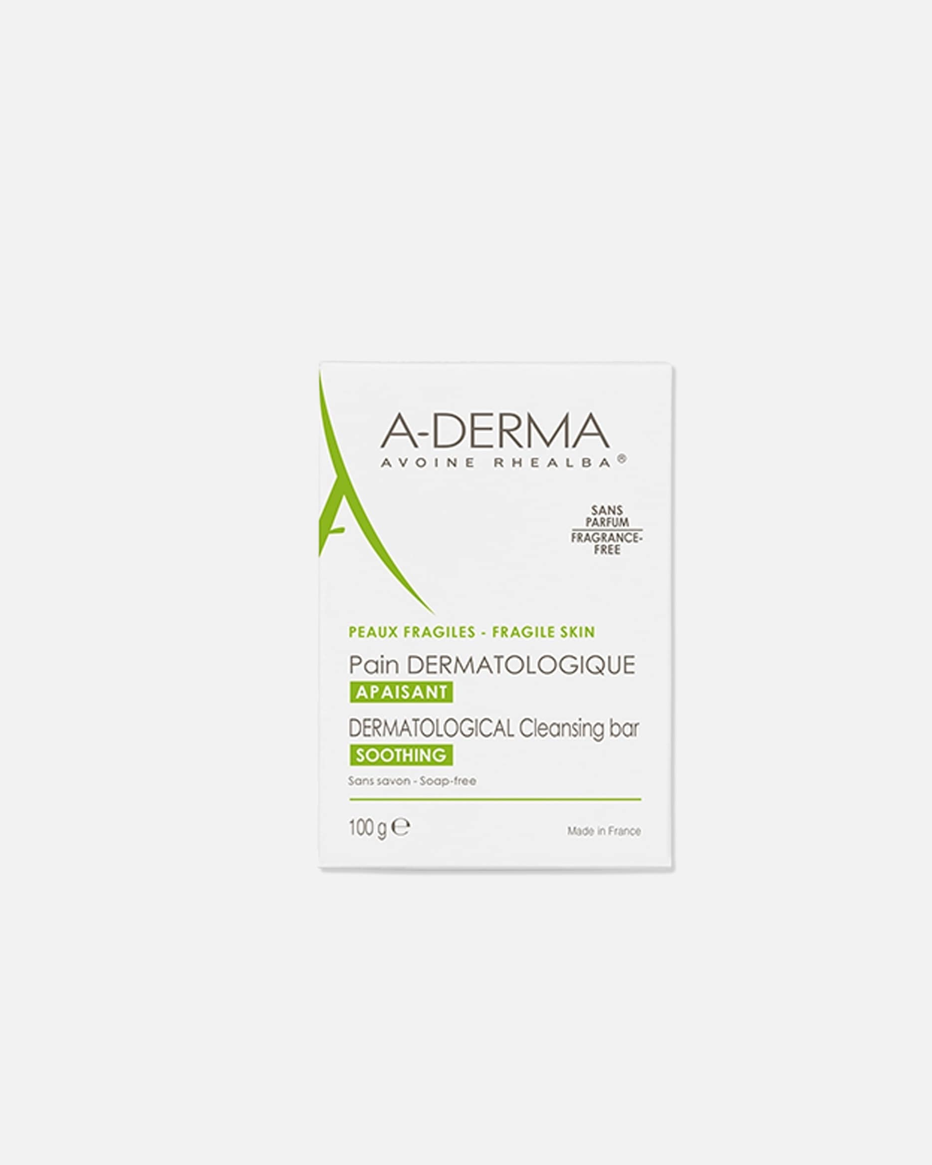 Savon pour le corps pour Unisexe A-DERMA Pain dermatologique apaisant 100 g