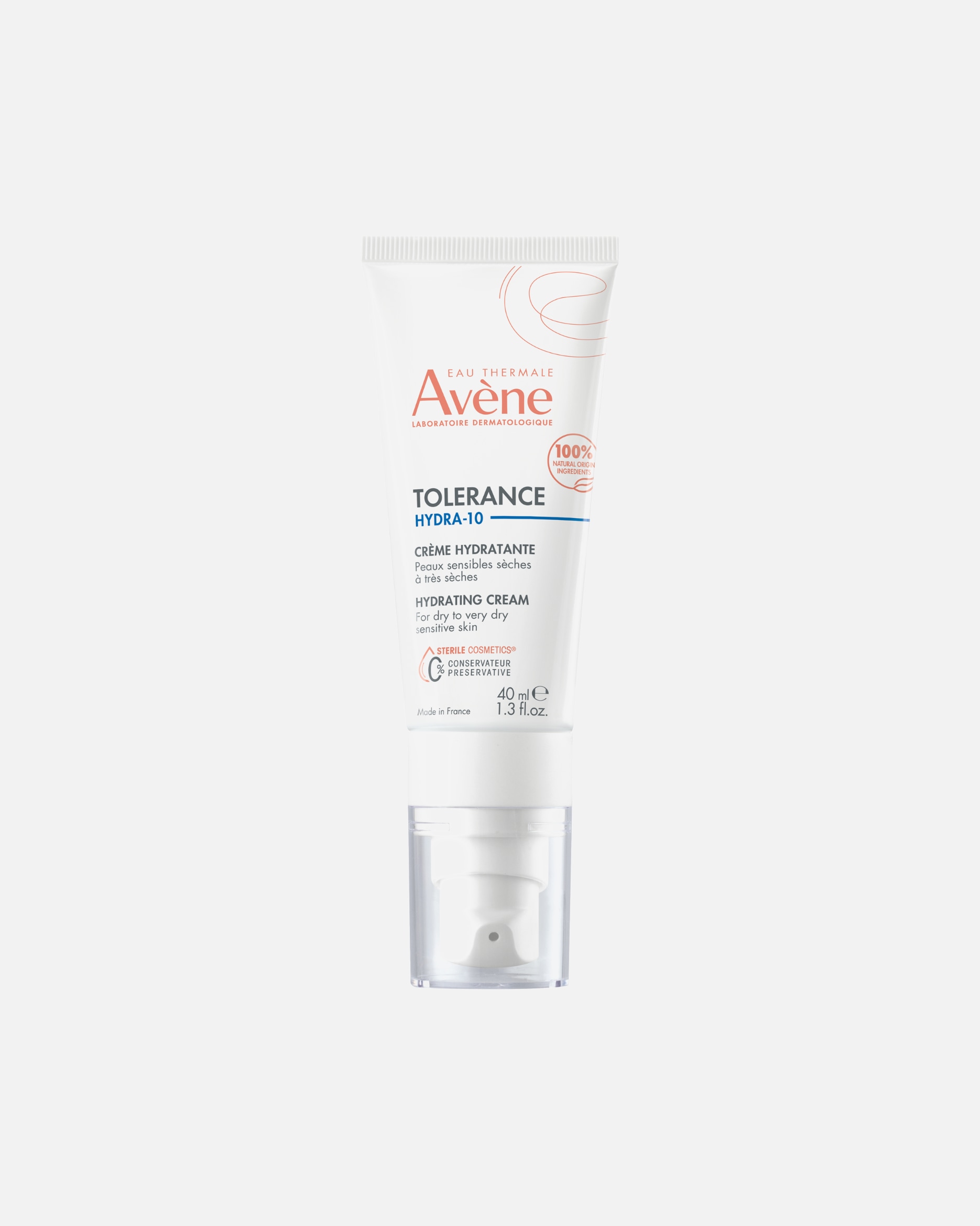 Crème visage pour Unisexe Avène Tolérance Tolerance Hydra-10 Crème Hydratante 40 ml
