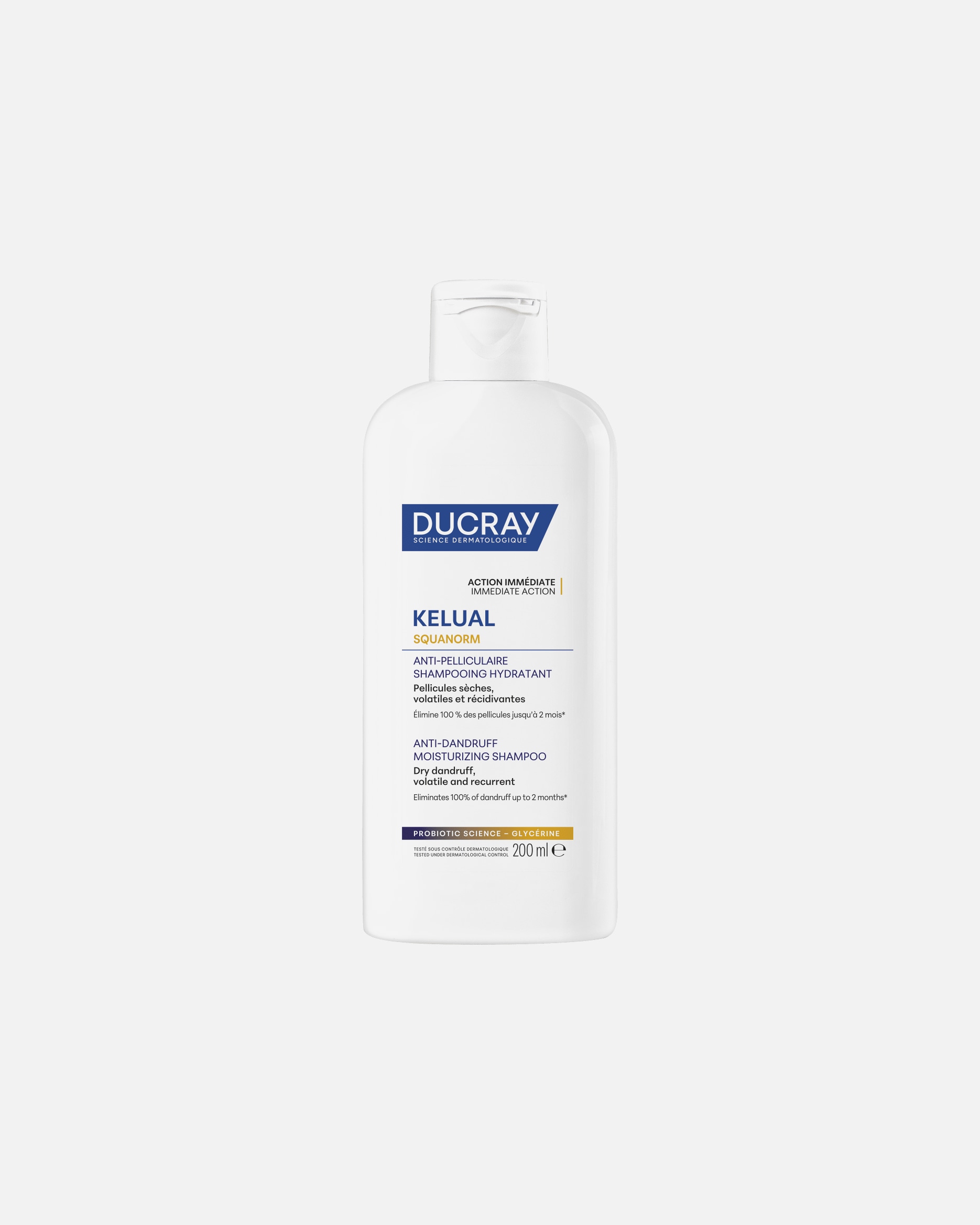 Shampooing pour Unisexe Ducray KELUAL SQUANORM Kélual Squanorm Pellicules sèches 200 ml