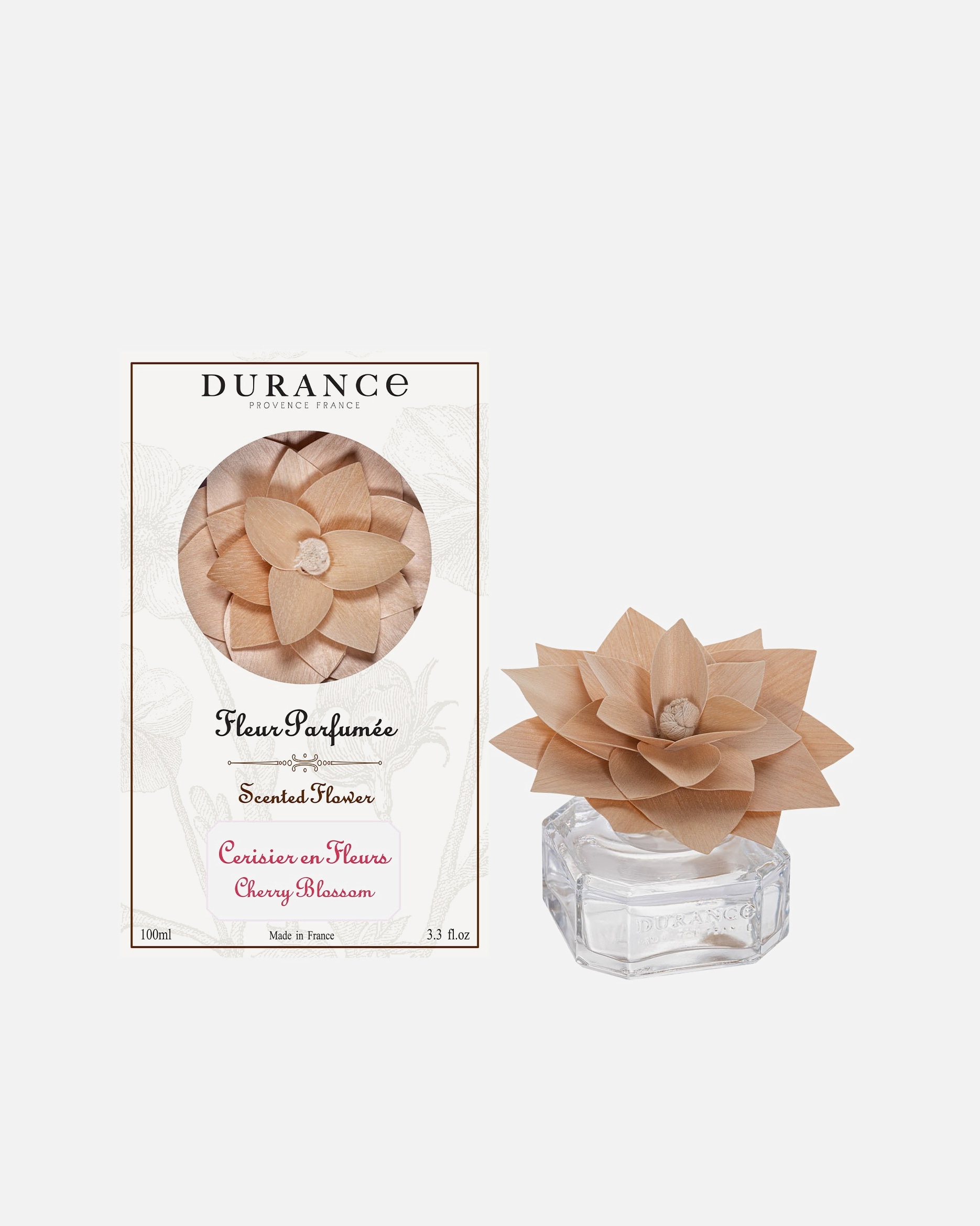 Parfum d'ambiance pour Unisexe Durance Fleur parfumée en bois Cerisier en Fleurs 100 ml