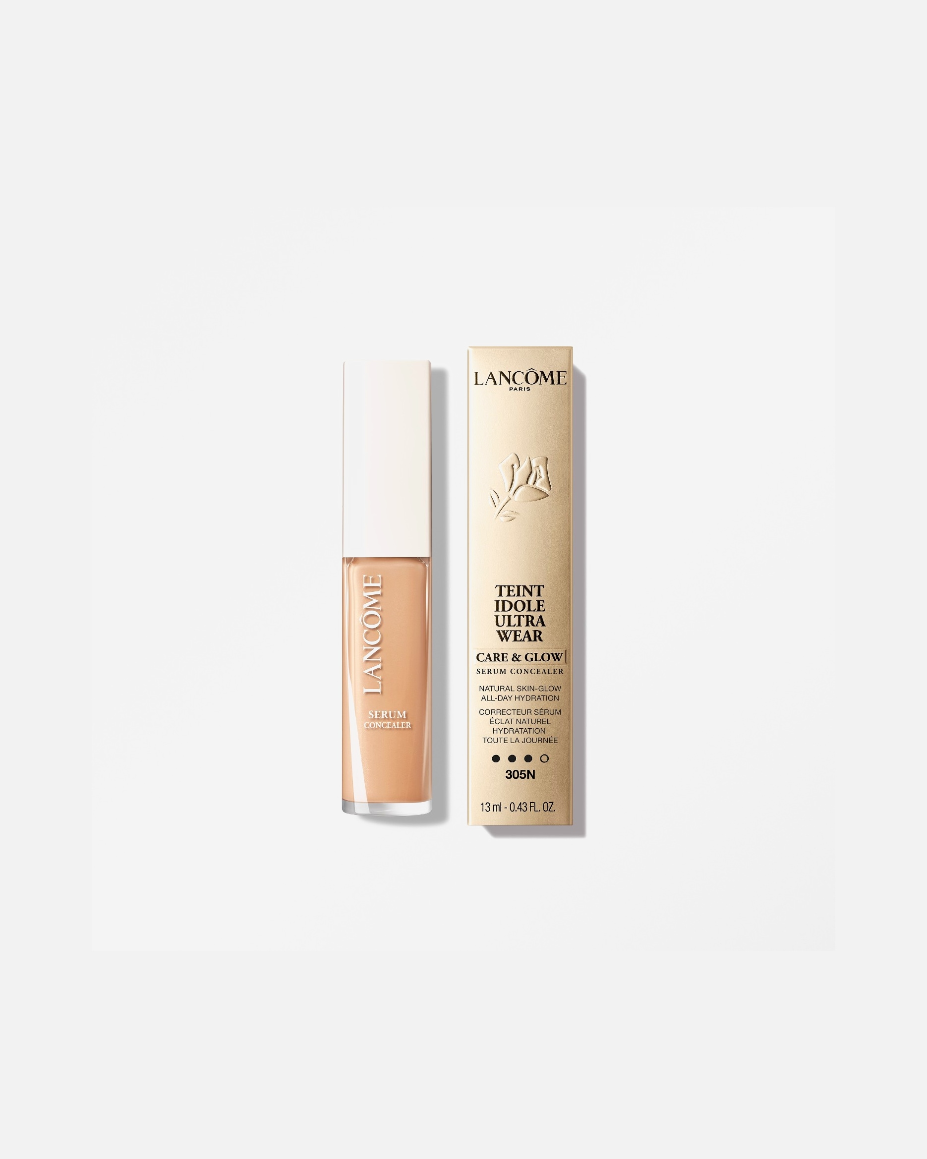 Correcteur pour Unisexe Lancôme Teint Idole Ultra Wear Care & Glow Concealer 305N
