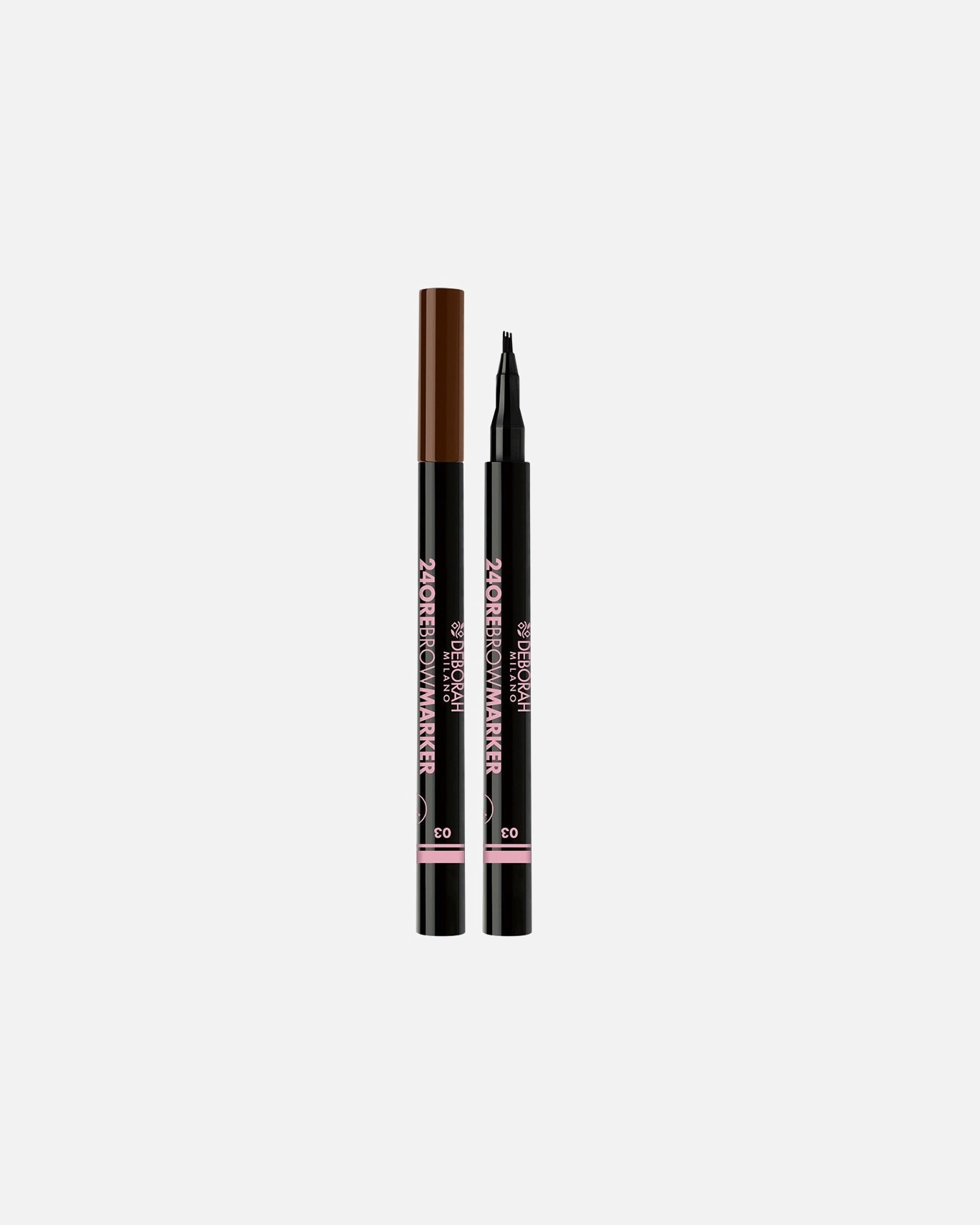 Crayon à sourcils pour Unisexe Deborah Milano 24Ore BROW MARKER 03 DARK BROWN