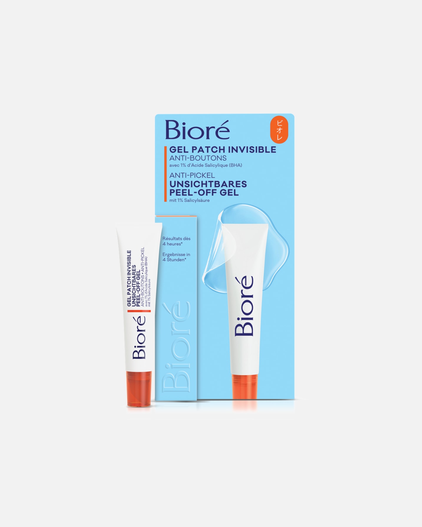 Soin anti-acné pour Unisexe Bioré Gel Patch Invisible Anti-Boutons 15 ml