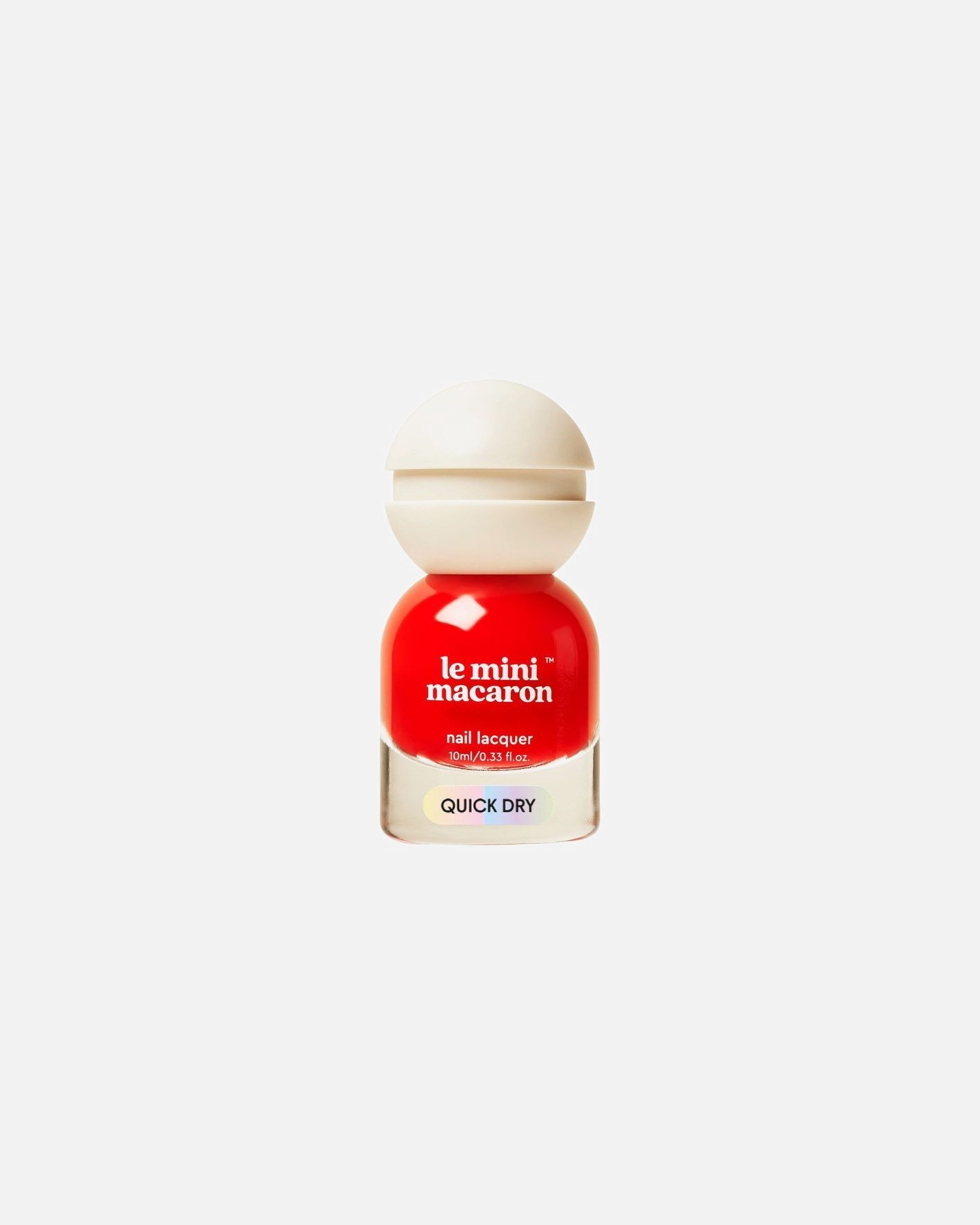 Vernis pour Unisexe Le Mini Macaron Le sweet Nail Lacquer Quick Dry CHERRY RED