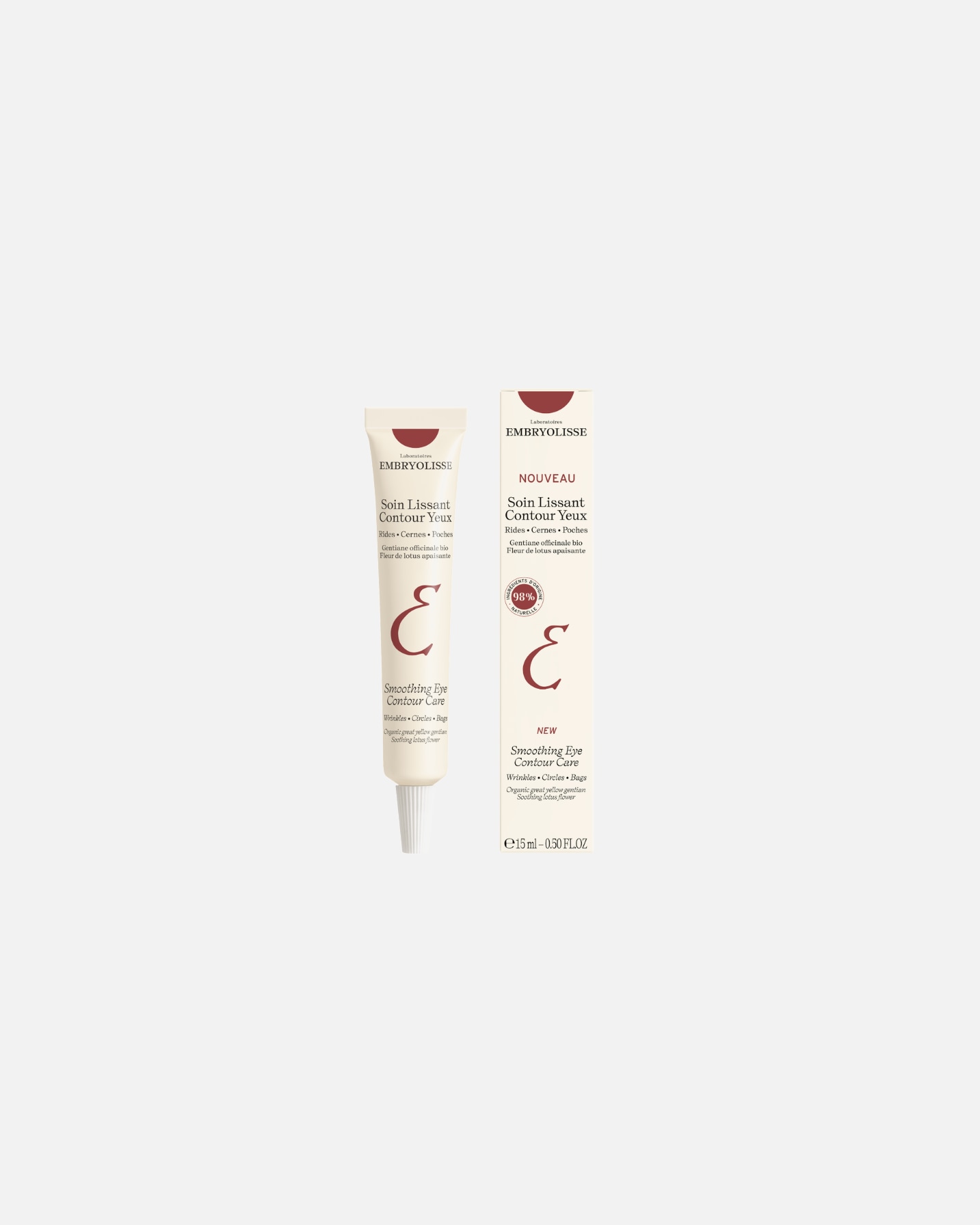 Crème contour des yeux pour Unisexe Embryolisse Soin Lissant Contour des Yeux 15 ml