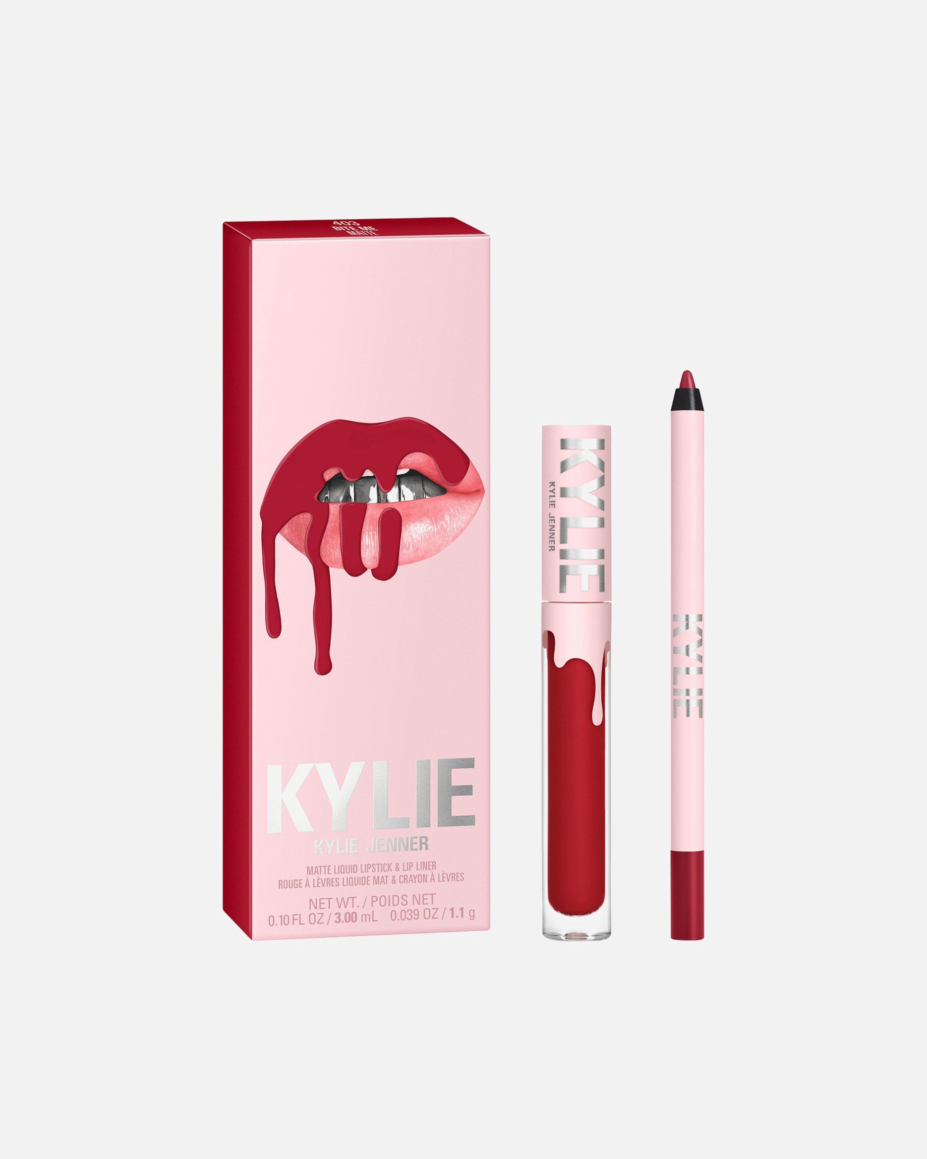 Coffret de maquillage pour les lèvres pour Unisexe KYLIE COSMETICS Matte Lip Kit 403 - BITE ME