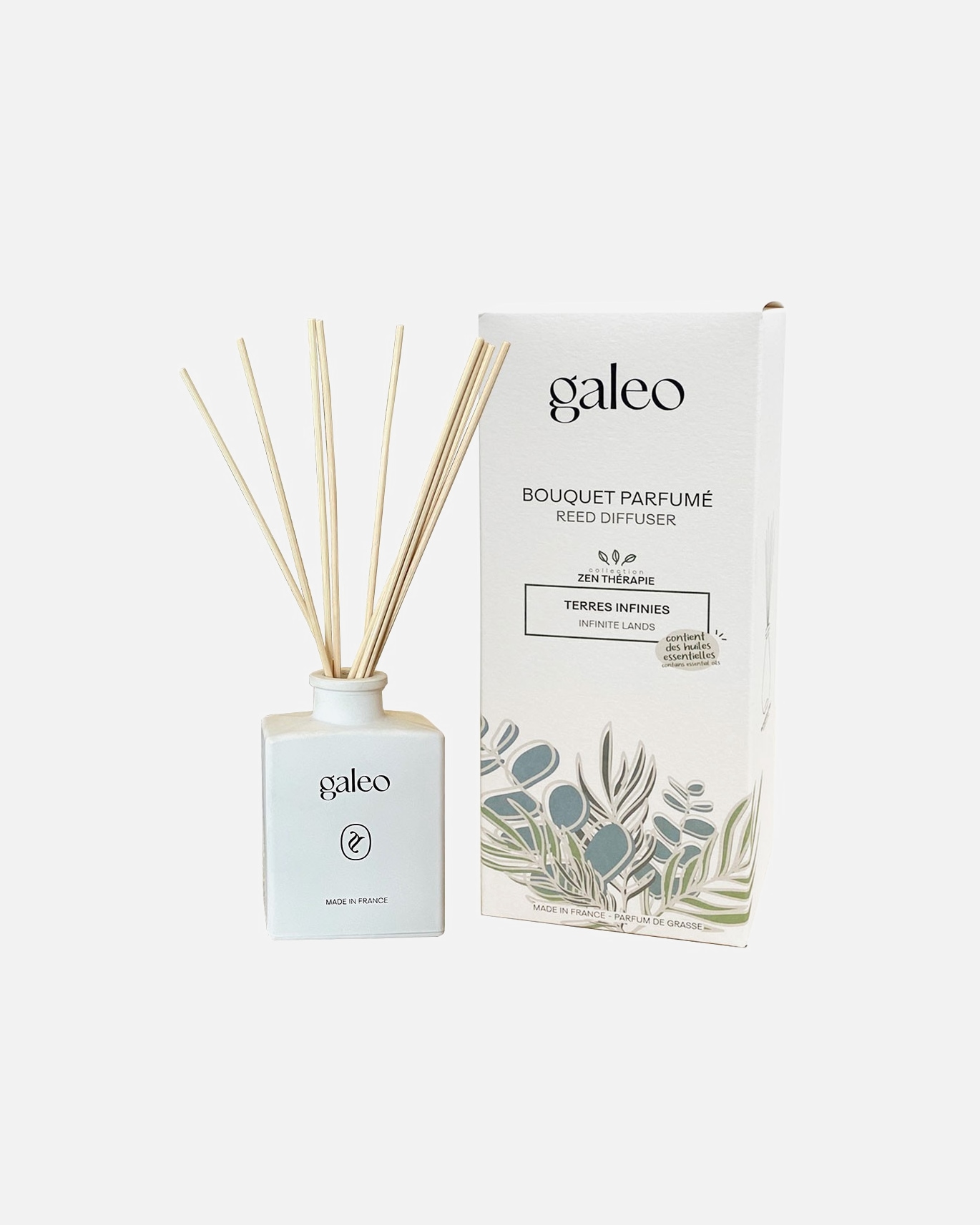 Parfum d'ambiance pour Unisexe Galeo BOUQUET PARFUMÉ AUX HUILES ESSENTIELLES TERRES INFINIES 100 ml