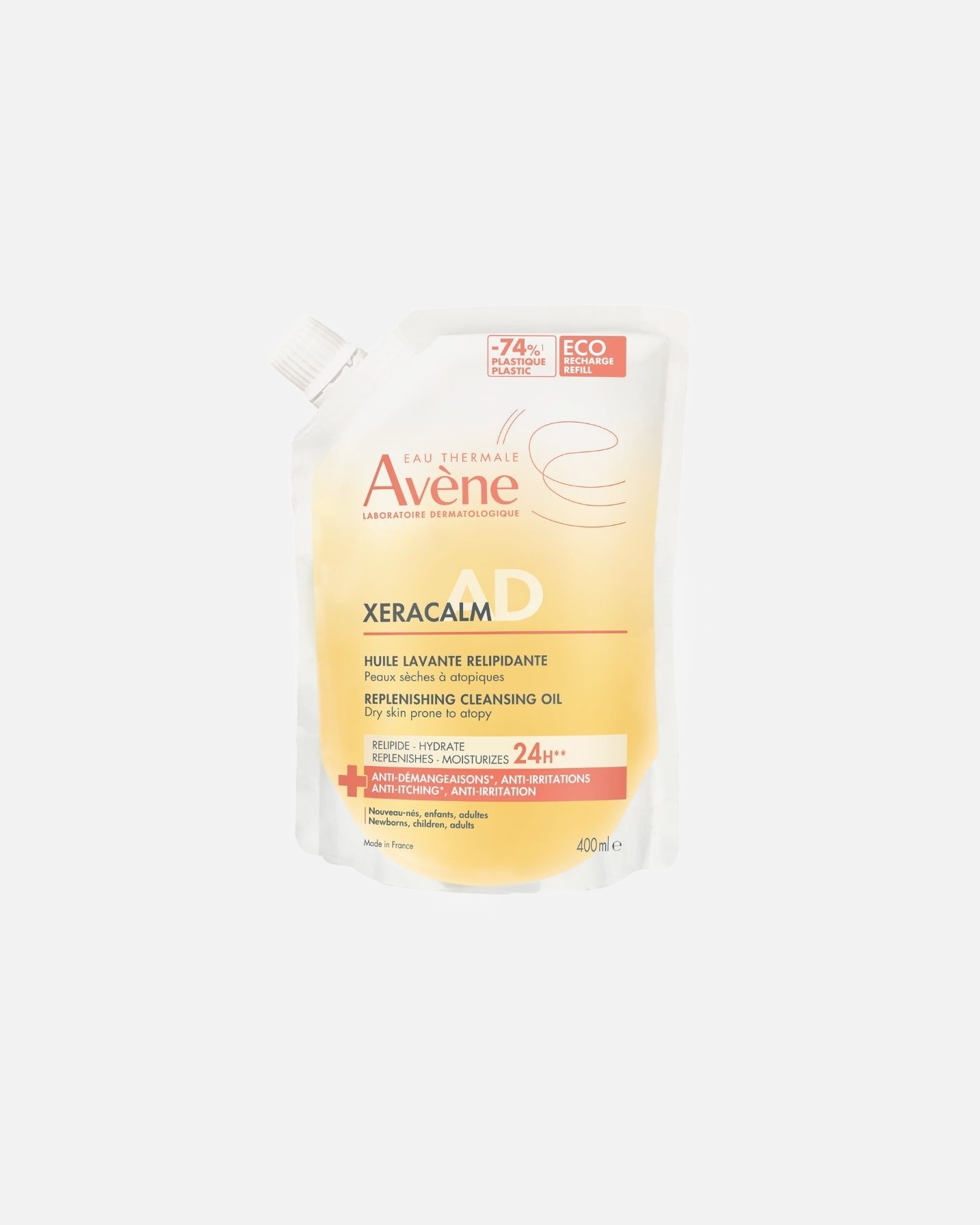Huile de douche pour Unisexe Avène XeraCalm Huile Lavante Relipidante 400 ml