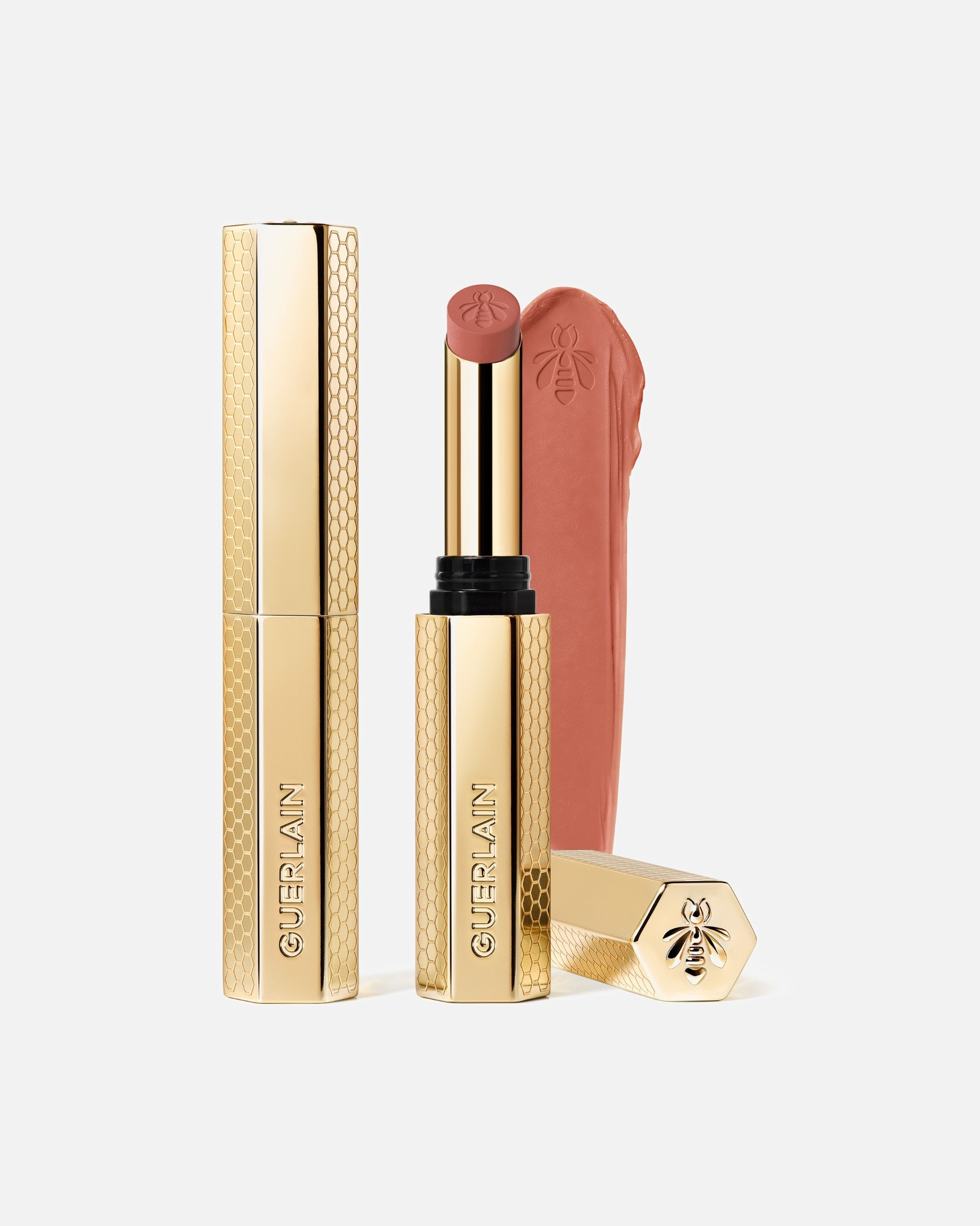 Rouge à lèvres pour Unisexe Guerlain KissKiss Le Rouge à Lèvres Intense Au Miel - Rechargeable 168 BLOOMING LILY