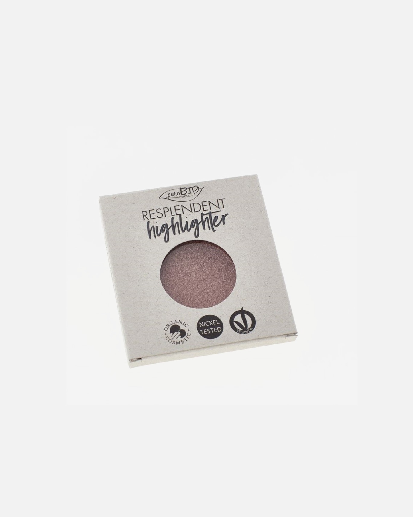 Illuminateur de teint pour Femme Purobio RESPLENDENT Highlighter RECHARGE Teinte 04 - Rose