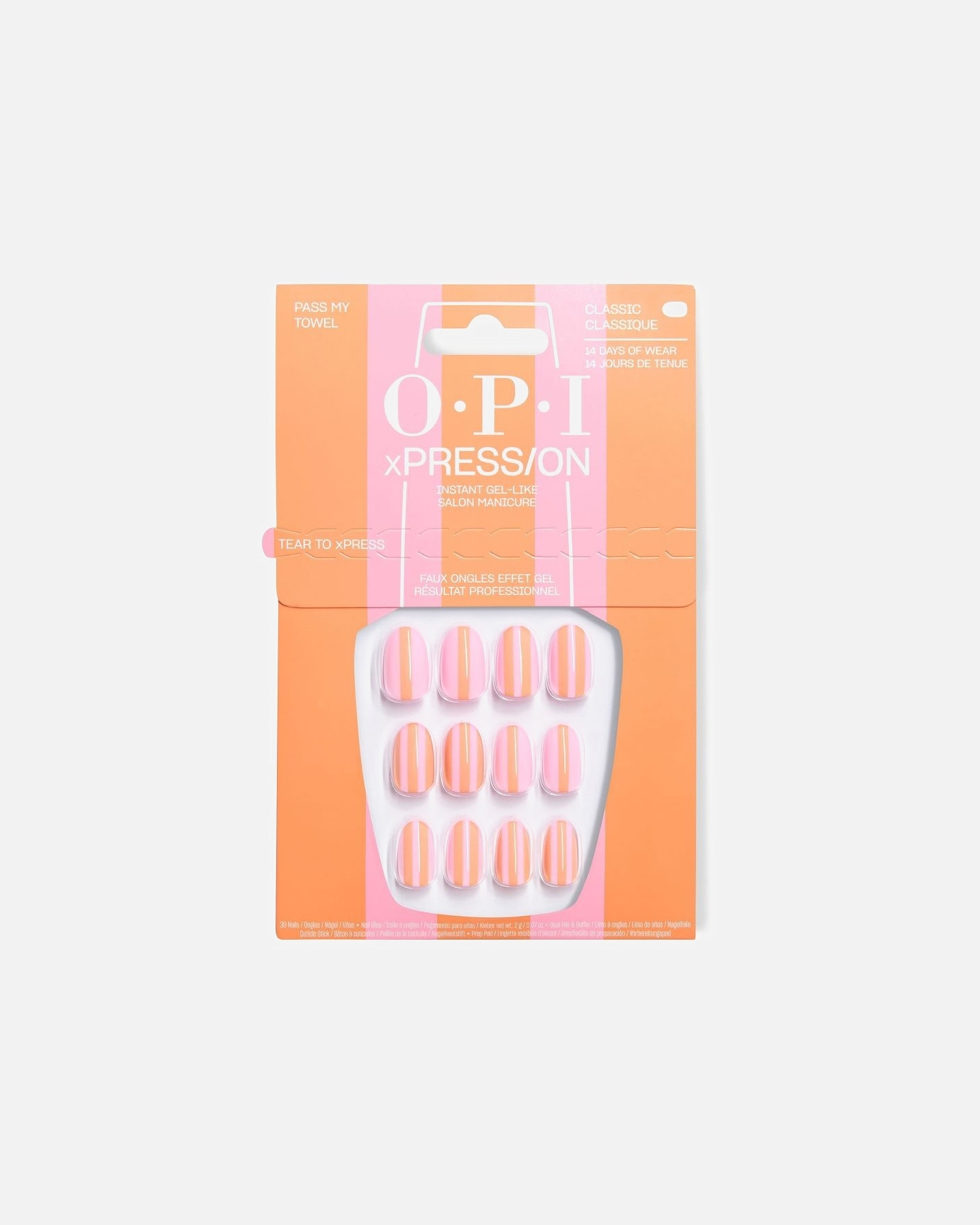 Faux ongles pour Unisexe OPI xPRESS/ON Pass my Towel