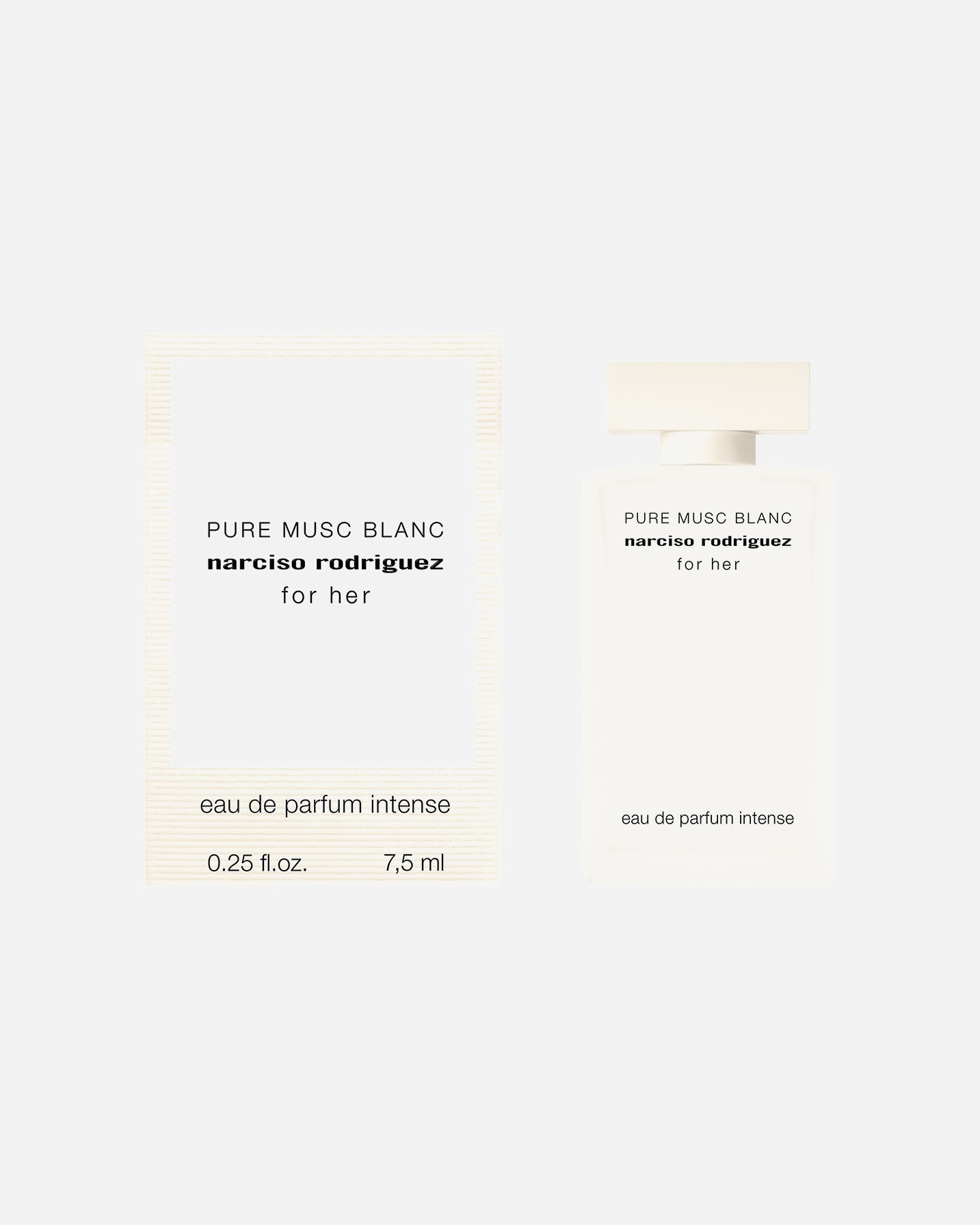 La miniature for her PURE MUSC BLANC eau de parfum intense 7,5ml