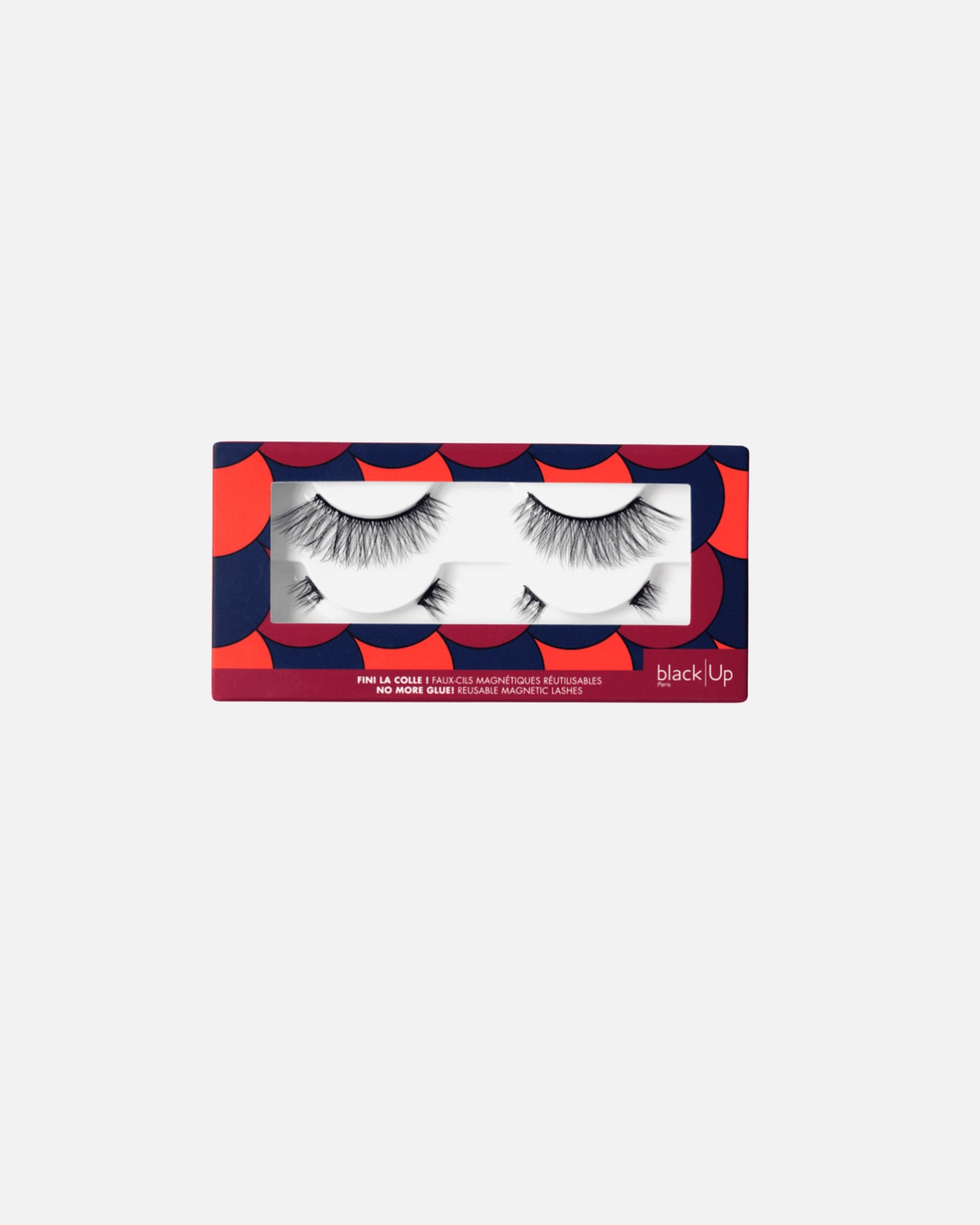 Faux-cils pour Unisexe black Up Magnétiques demi frange 1 unité